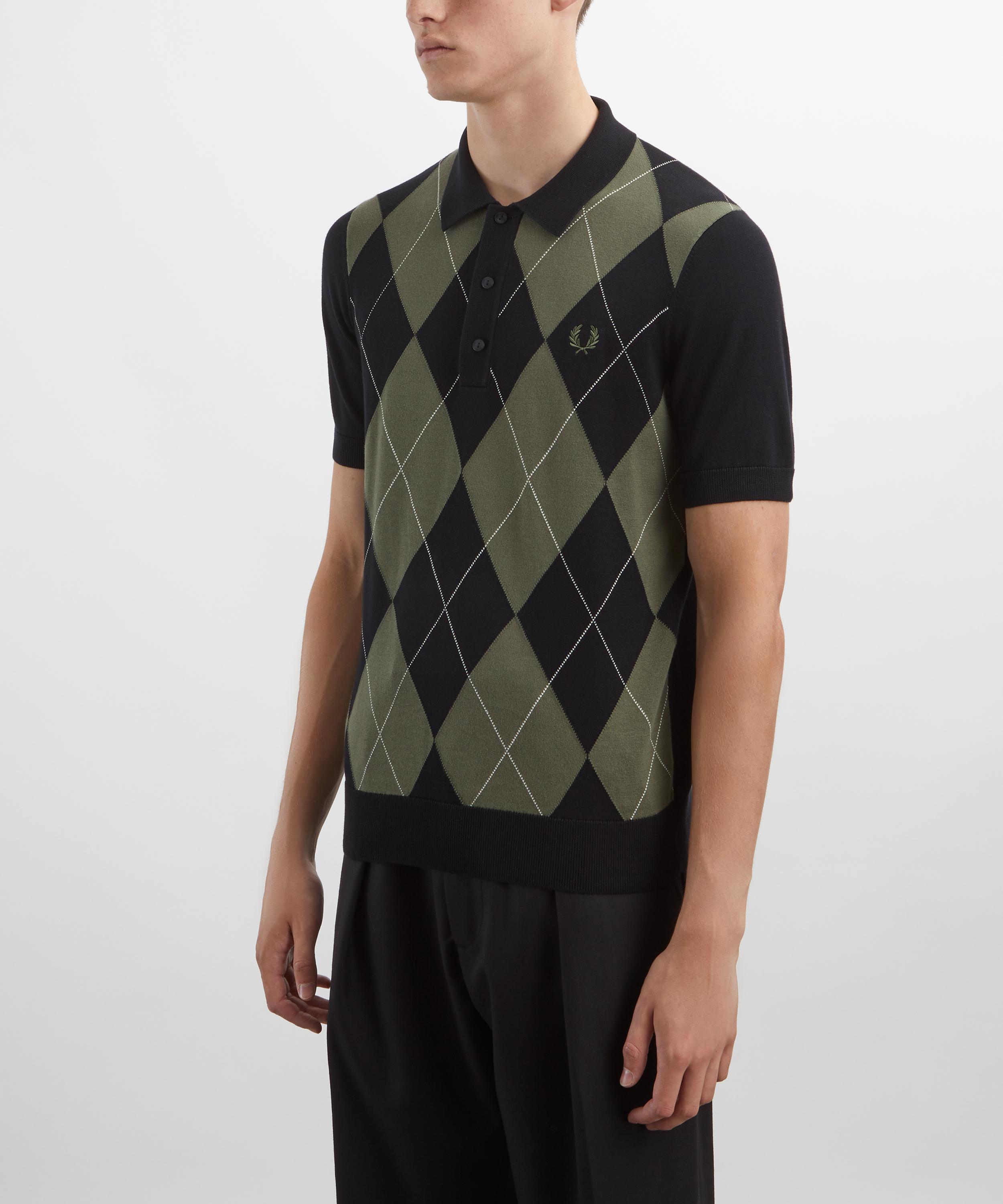 Fred Perry - Argyle Knitted Shirt image number 2