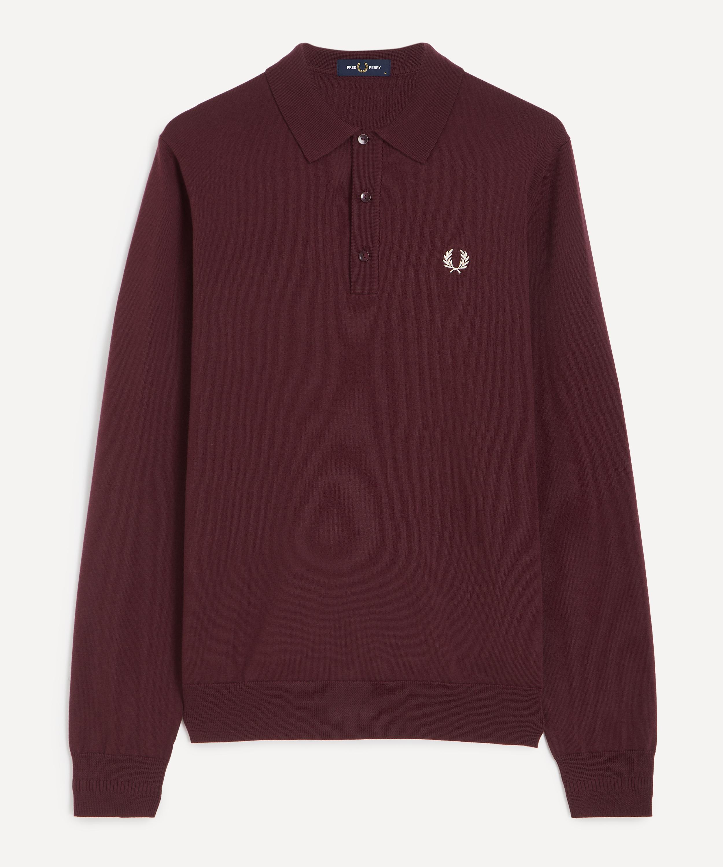 Fred Perry - Classic Knitted Long-Sleeve Shirt image number 0