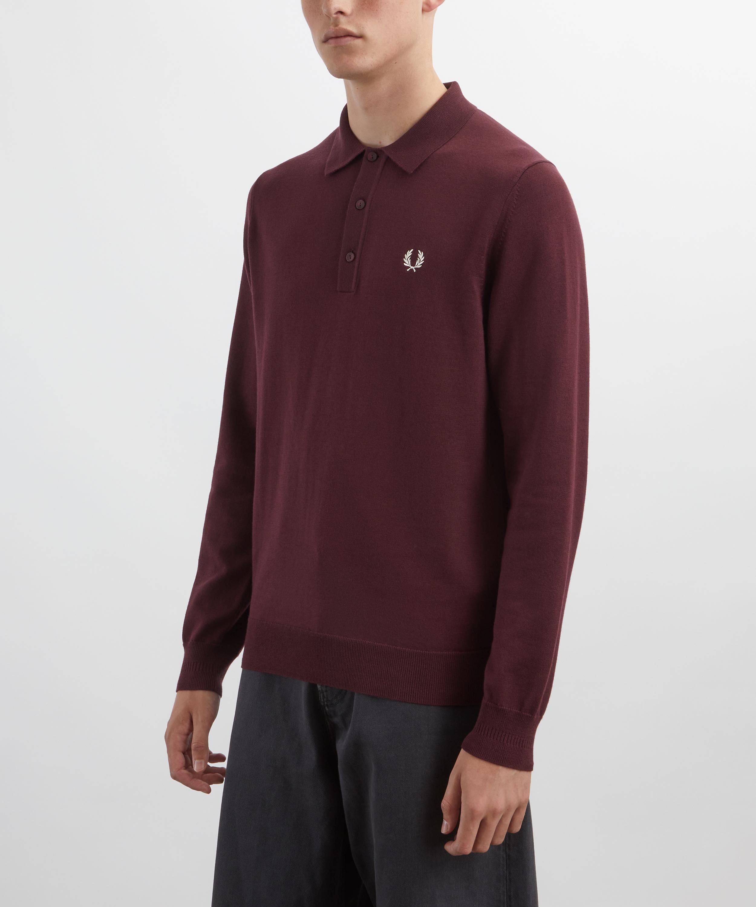 Fred Perry - Classic Knitted Long-Sleeve Shirt image number 2