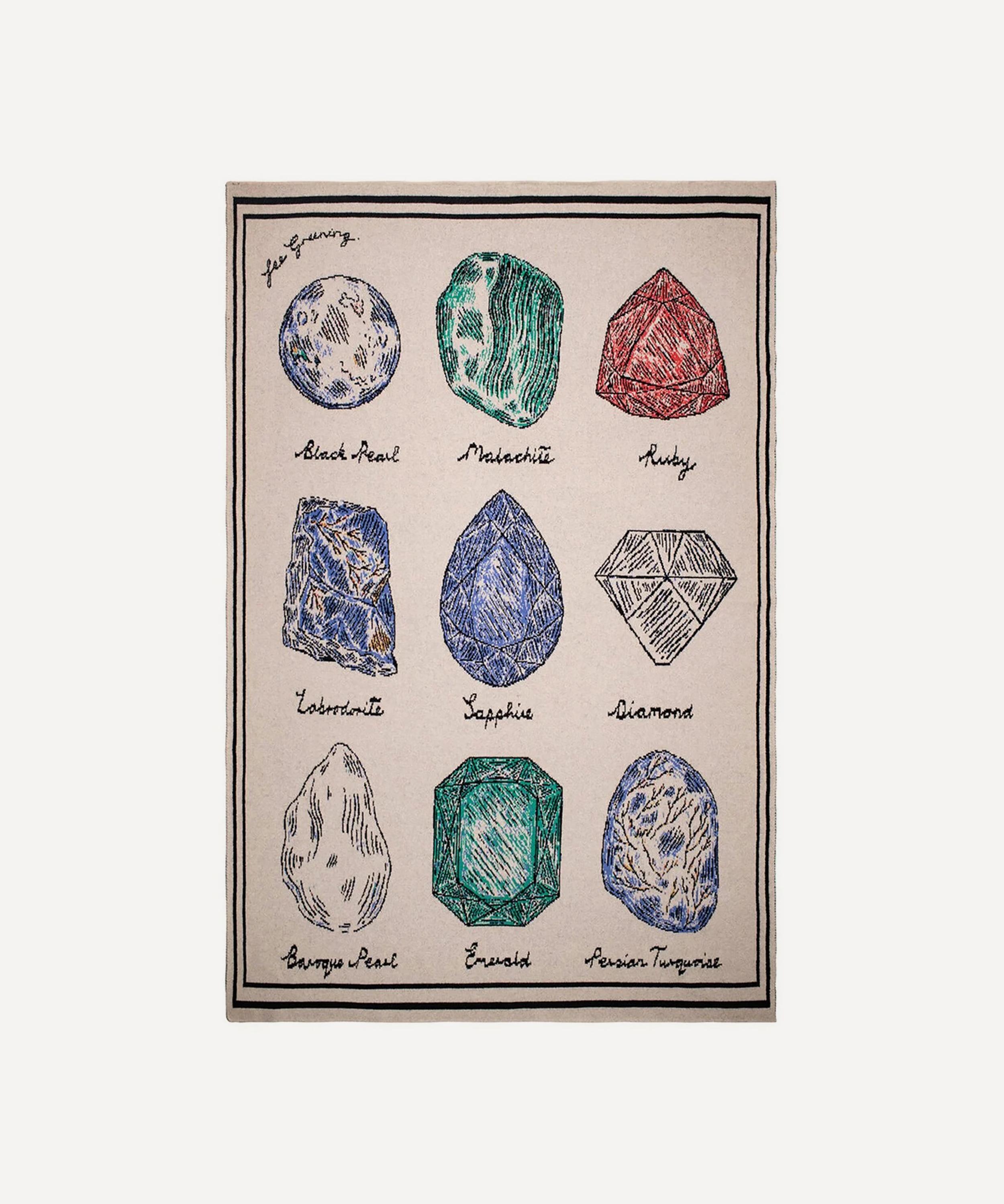 SAVED NY - Gemstones Cashmere Throw