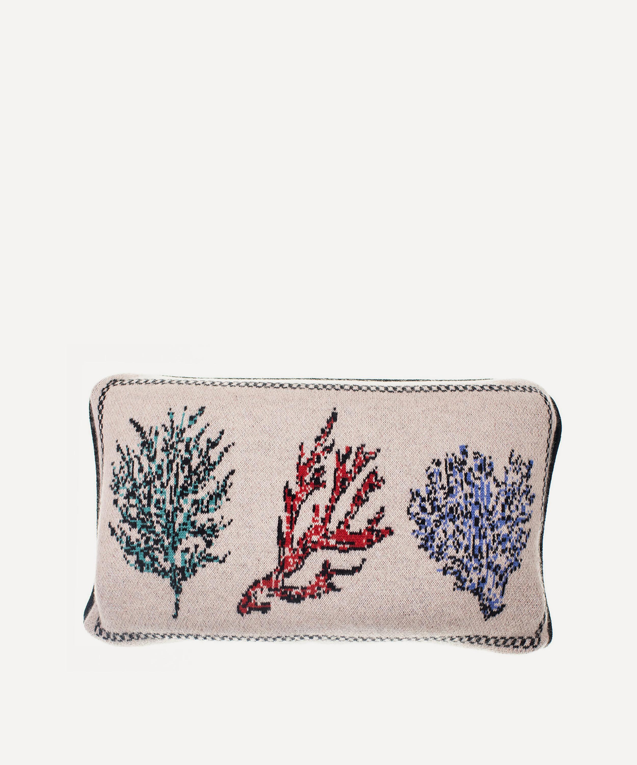 SAVED NY - Corals Cashmere Lumbar Pillow