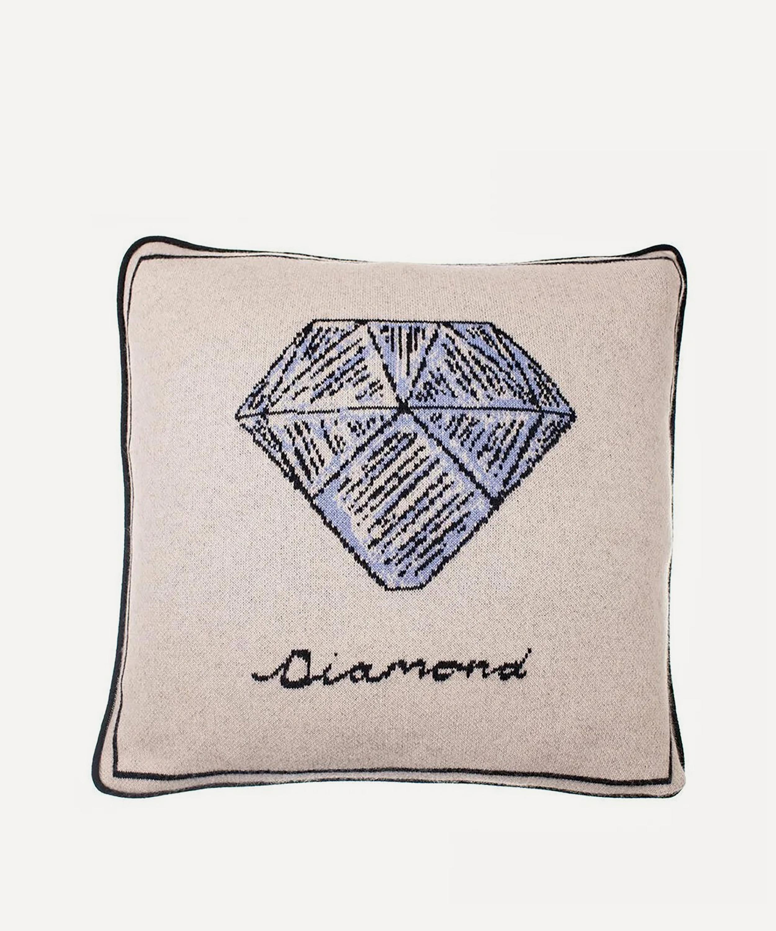 SAVED NY - Diamond Cashmere Cushion