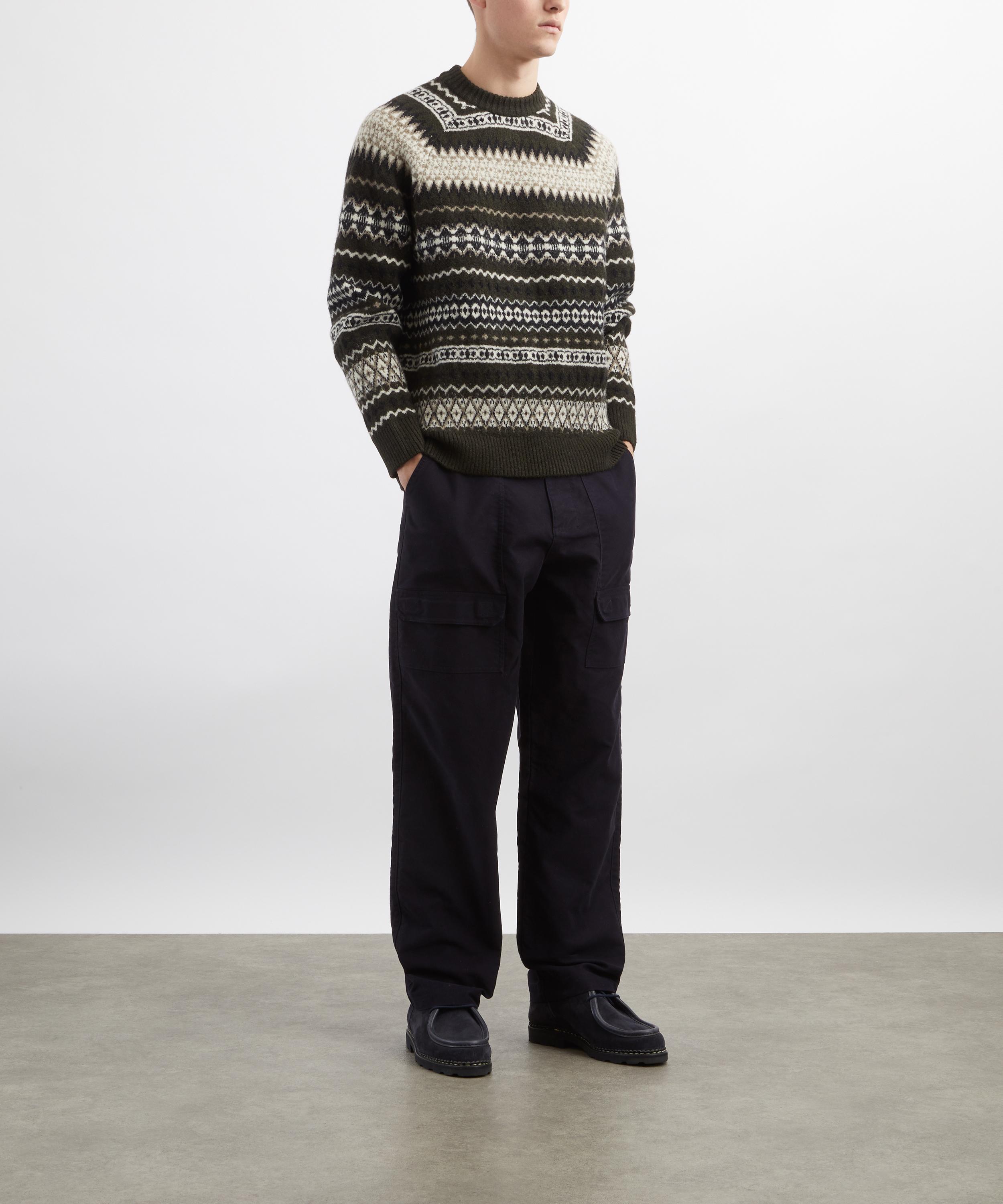 Barbour - Hase Fair Isle Crew Neck Jumper image number 1