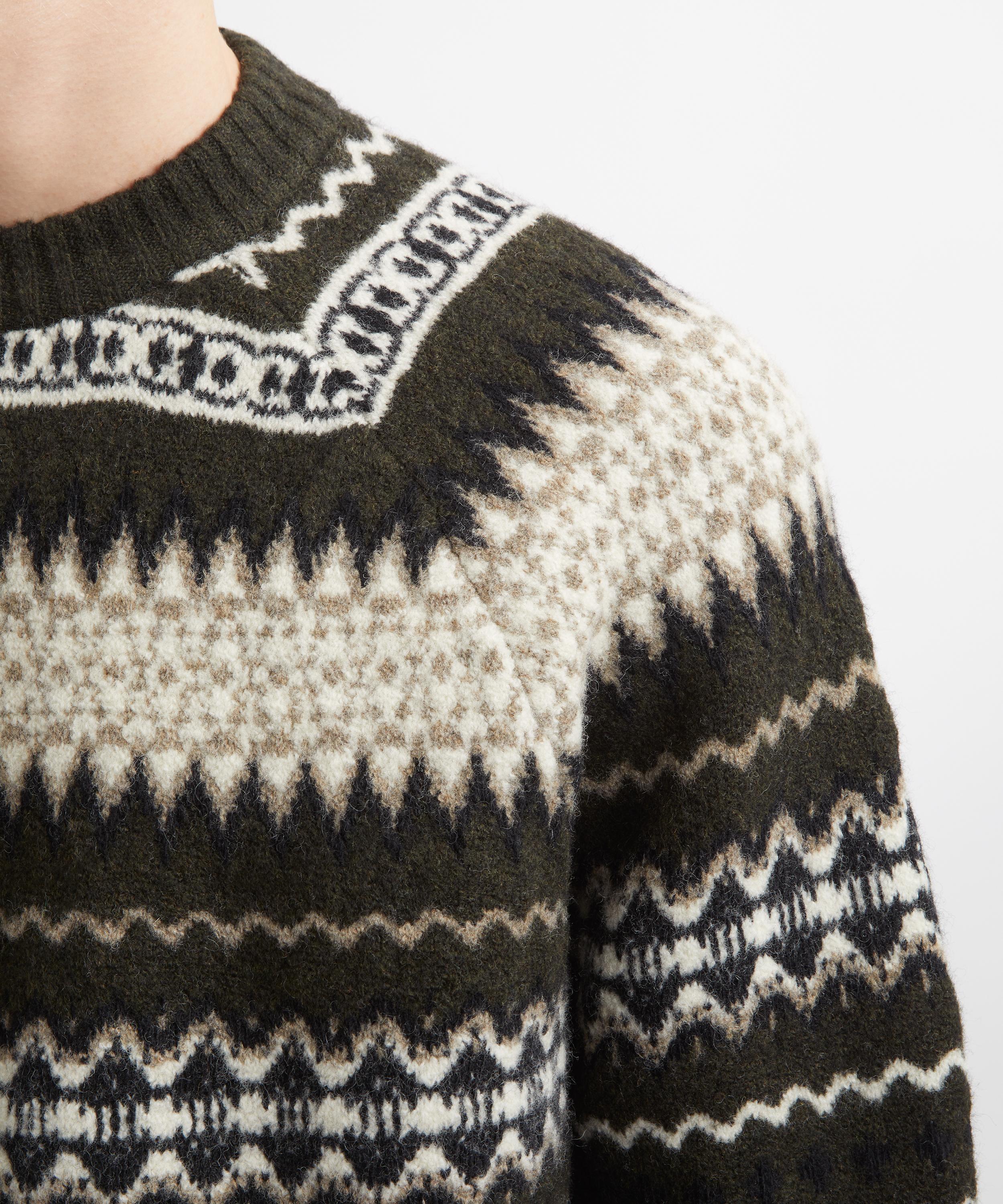 Barbour - Hase Fair Isle Crew Neck Jumper image number 4