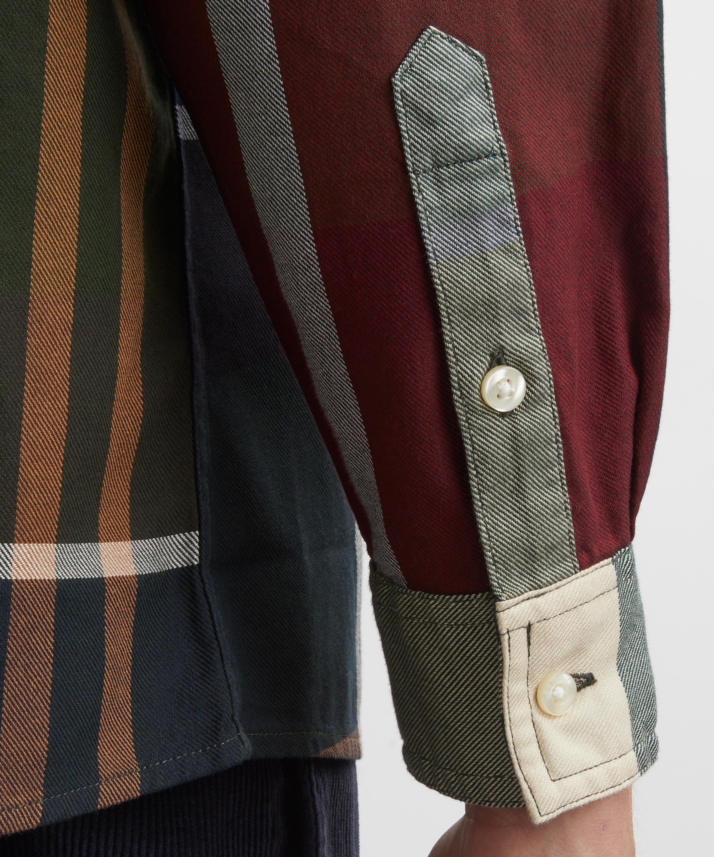 Barbour - Patchwork Oversized Tartan Shirt image number 4