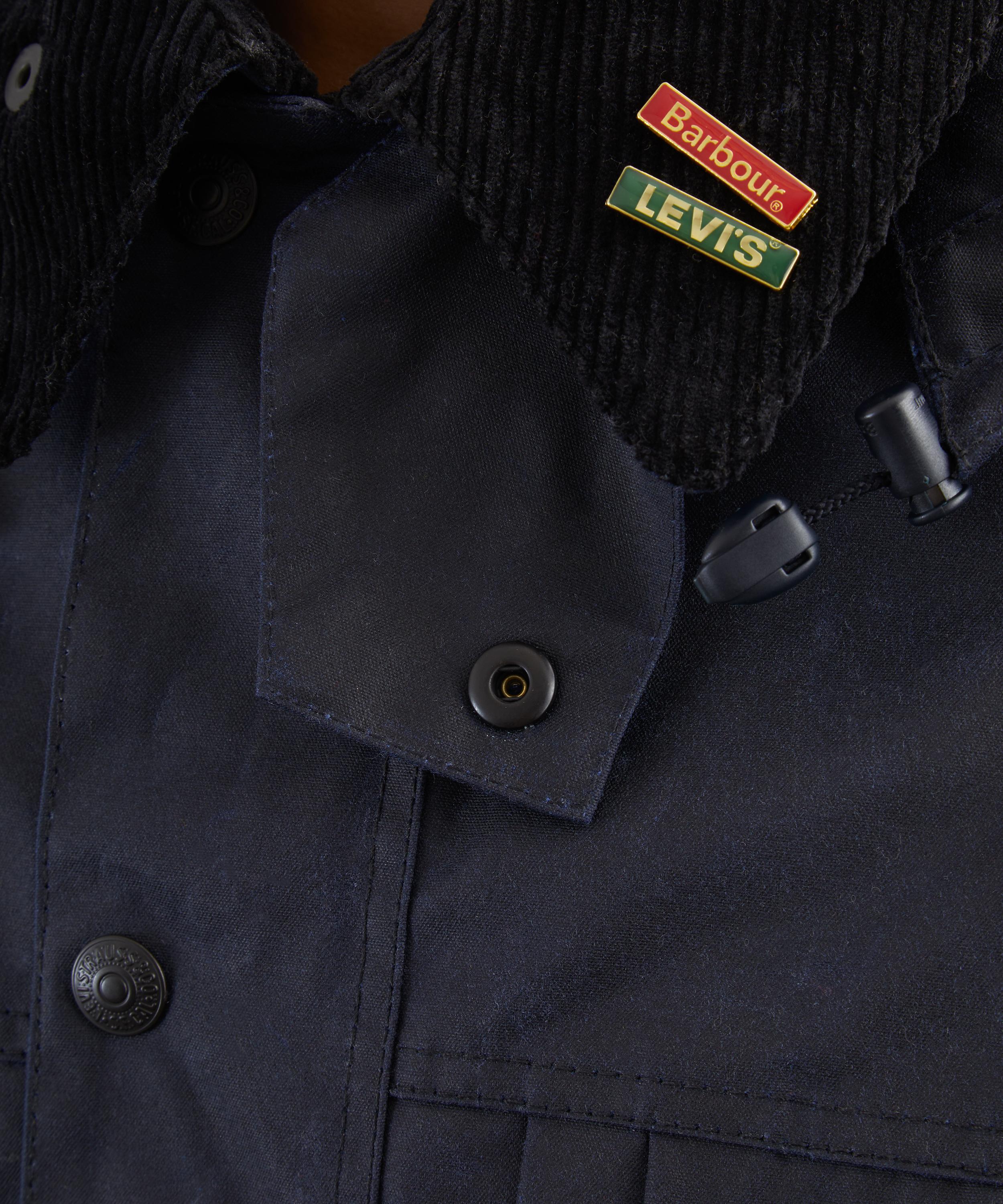 Barbour - x Levi's Oversized Bedale Waxed Jacket image number 4