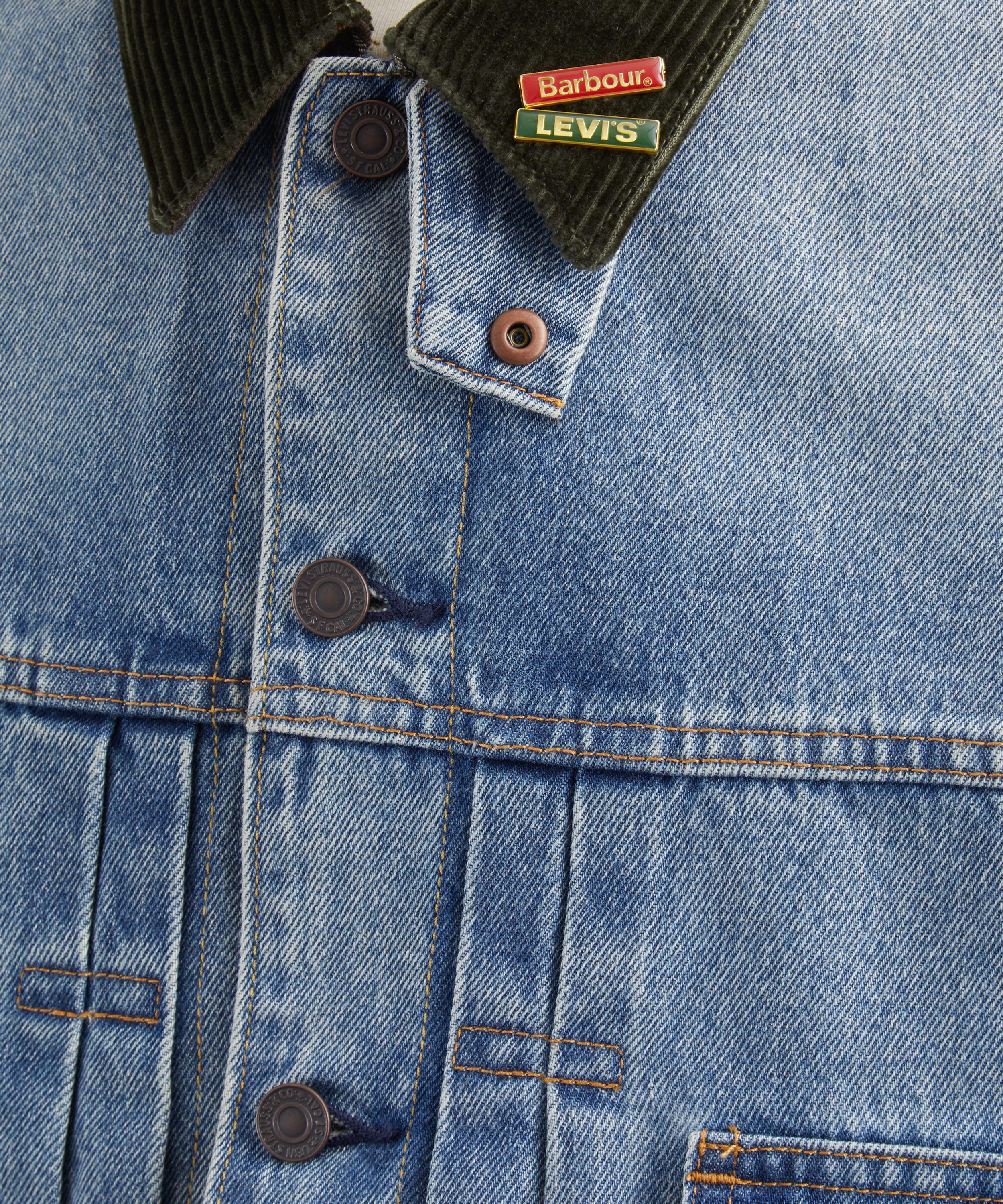 Barbour - x Levi's Type II Denim Jacket image number 4