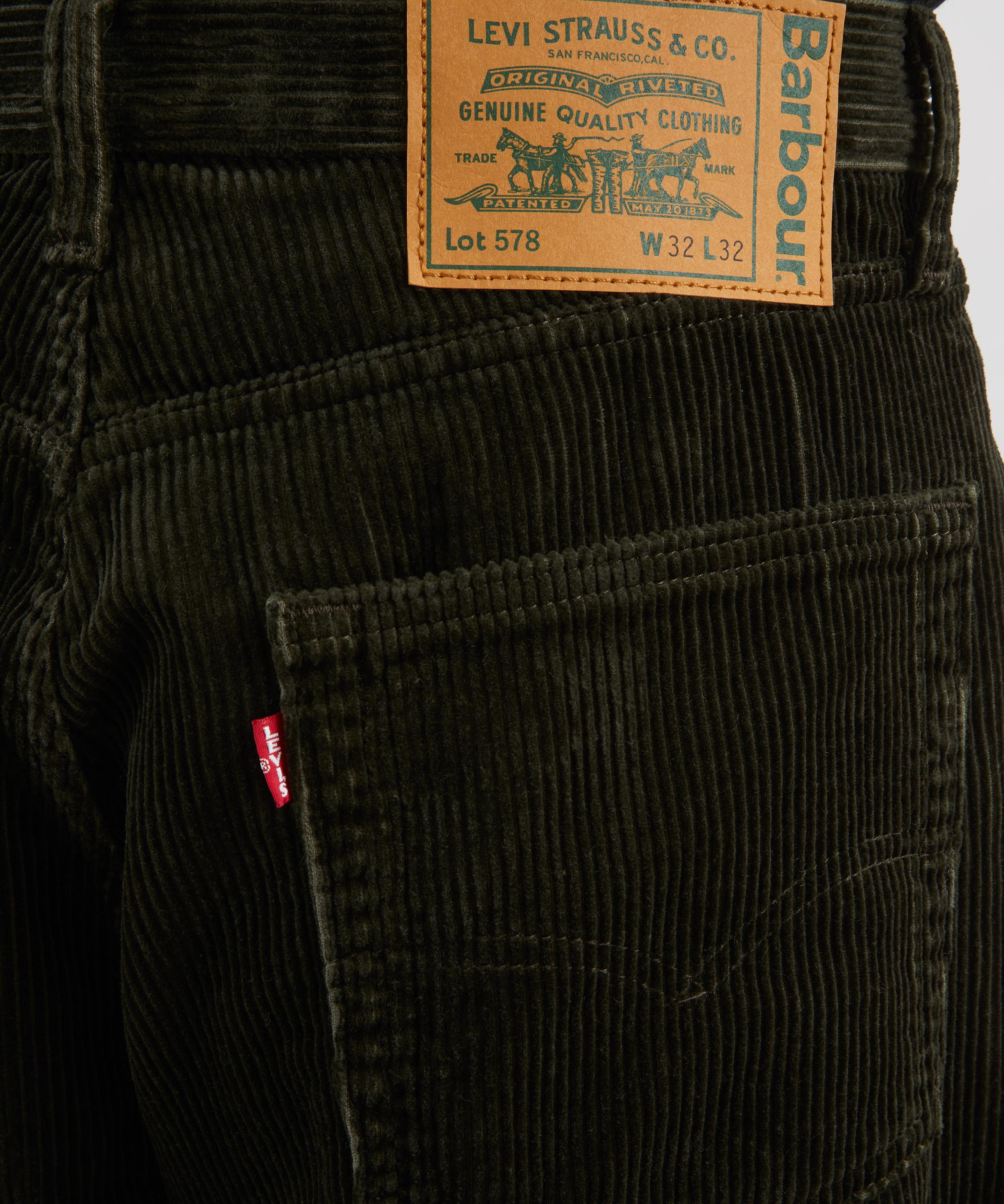 Barbour - x Levi's 578™ Baggy Corduroy Trousers image number 4