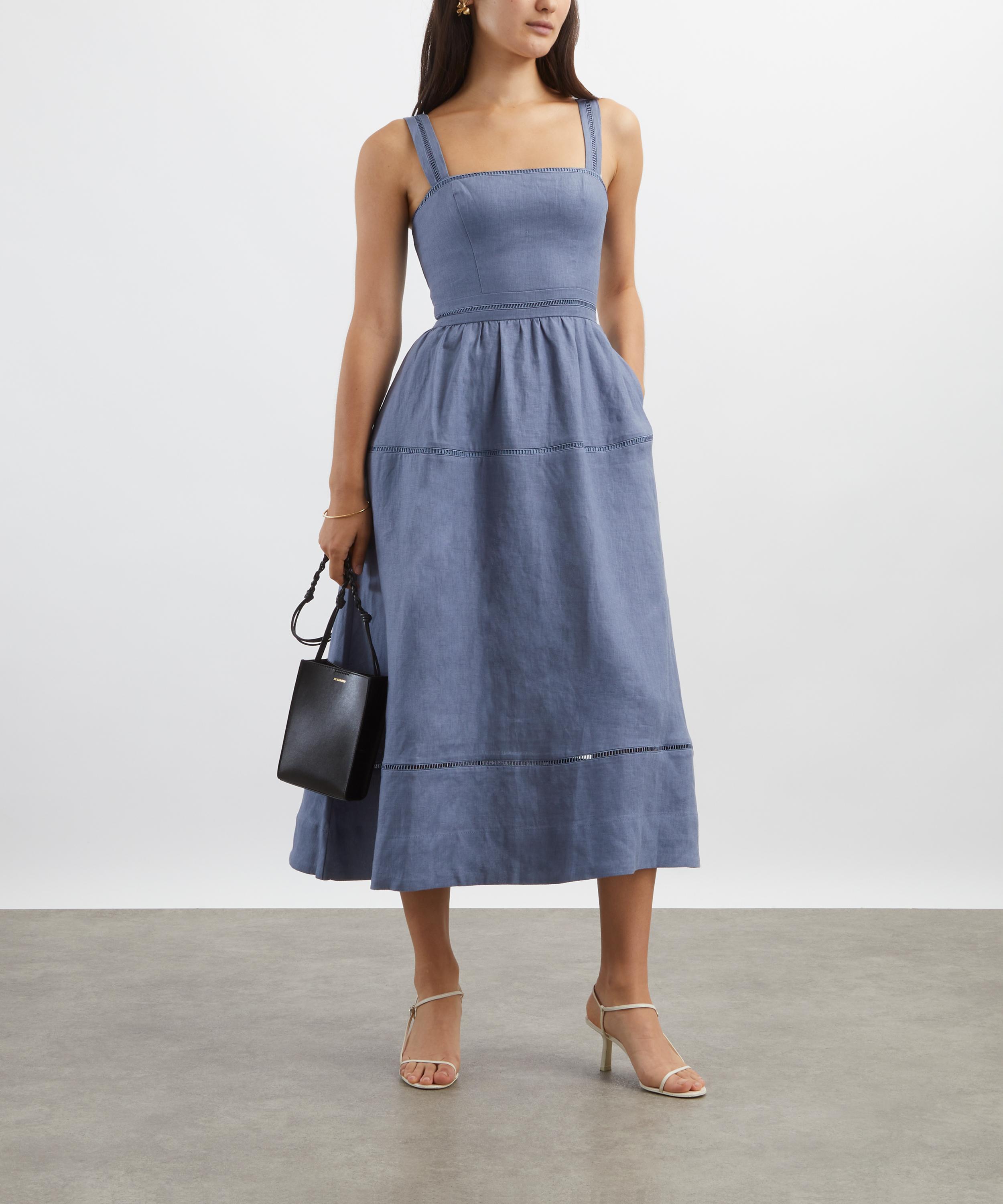 Reformation - Everett Cornflower Midi Dress  image number 1