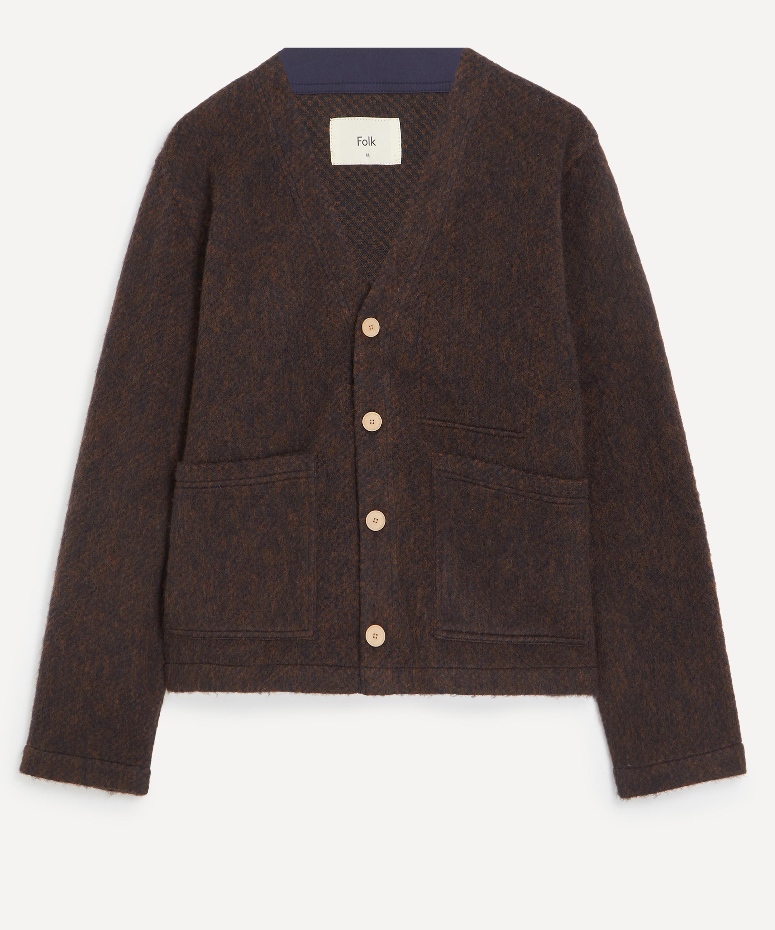 Folk - Brushed Wool Pocket Cardigan image number 0