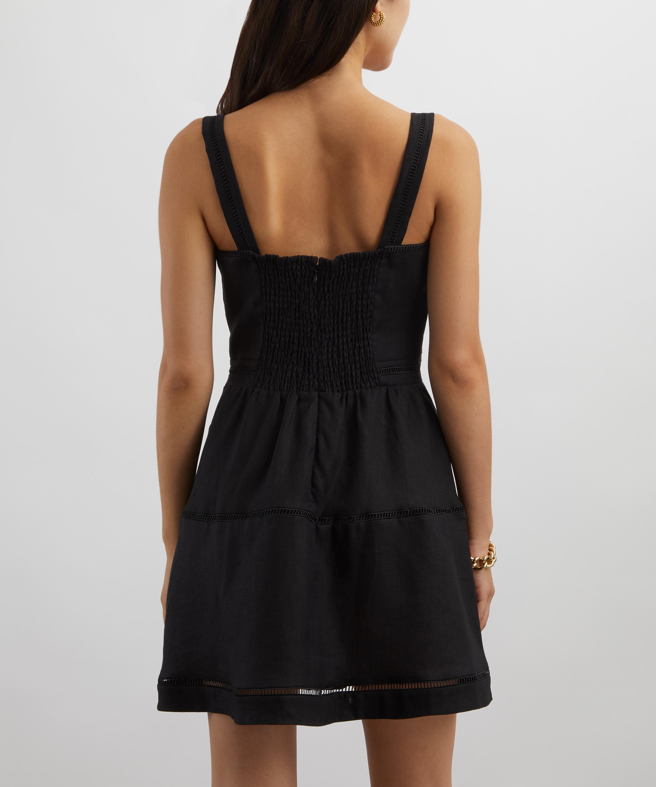 Reformation - Everett Black Mini Dress  image number 3