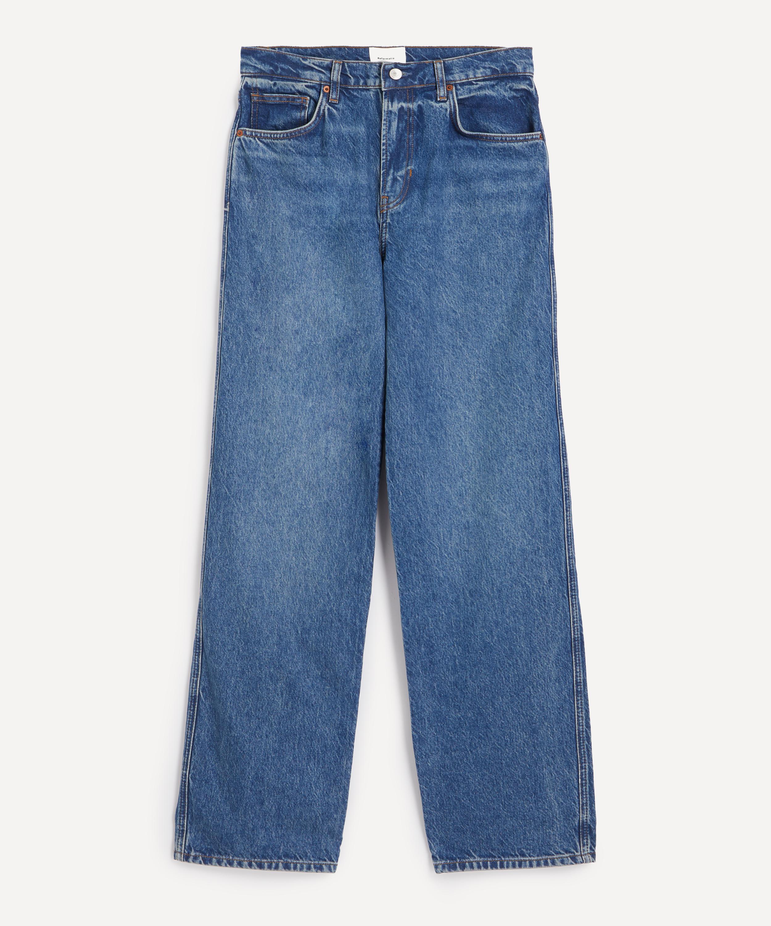 Reformation - Val 90s Mid-Rise Straight Jeans image number 0