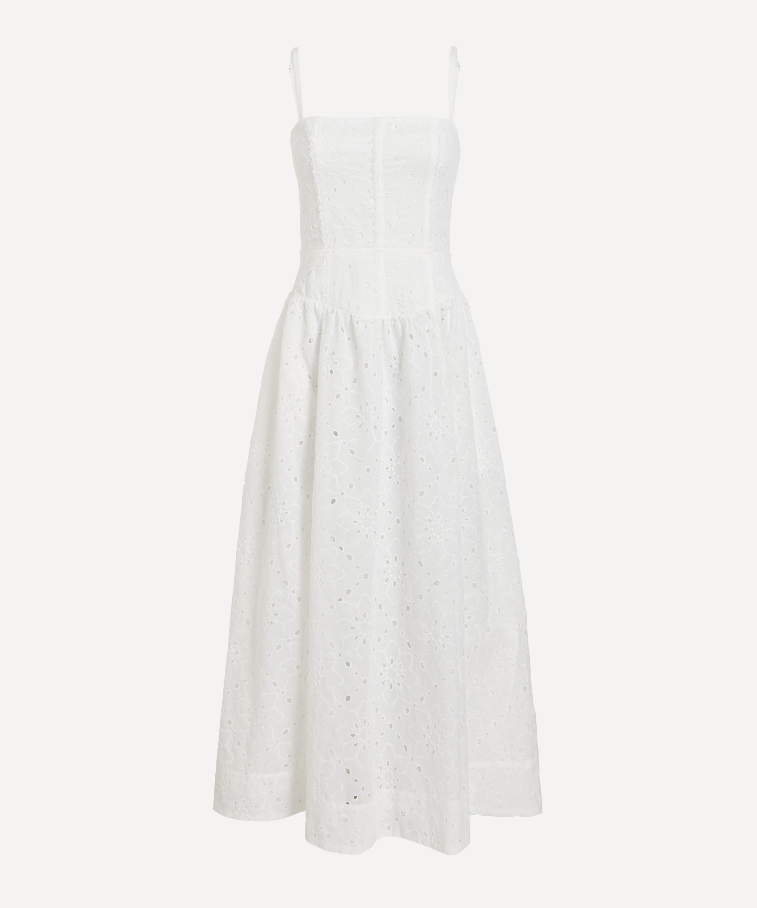 Reformation - Katarin White Broderie Anglaise Dress image number 0
