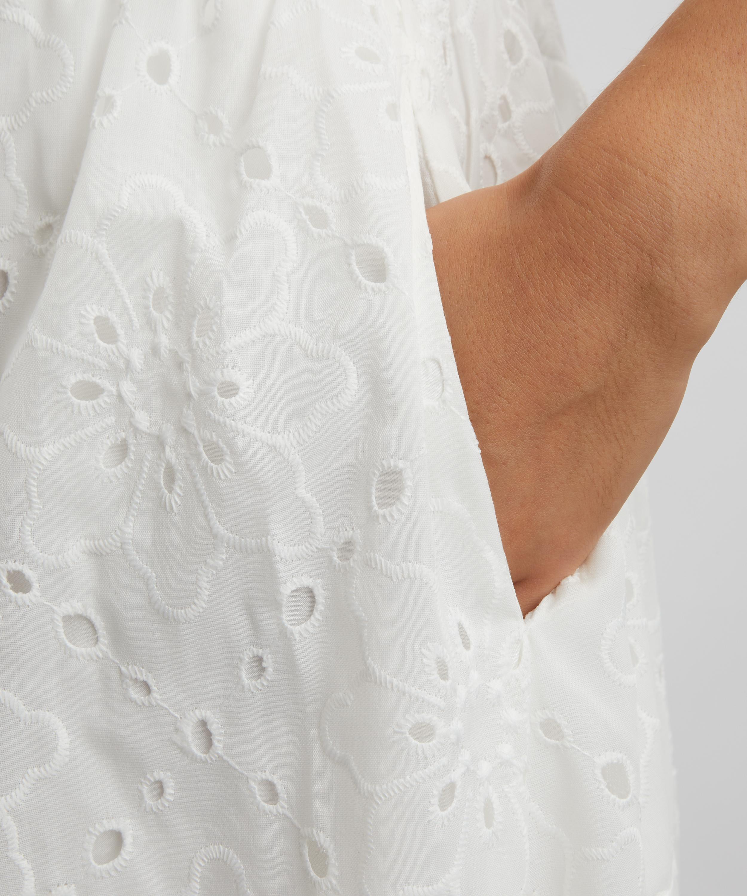 Reformation - Katarin White Broderie Anglaise Dress image number 4
