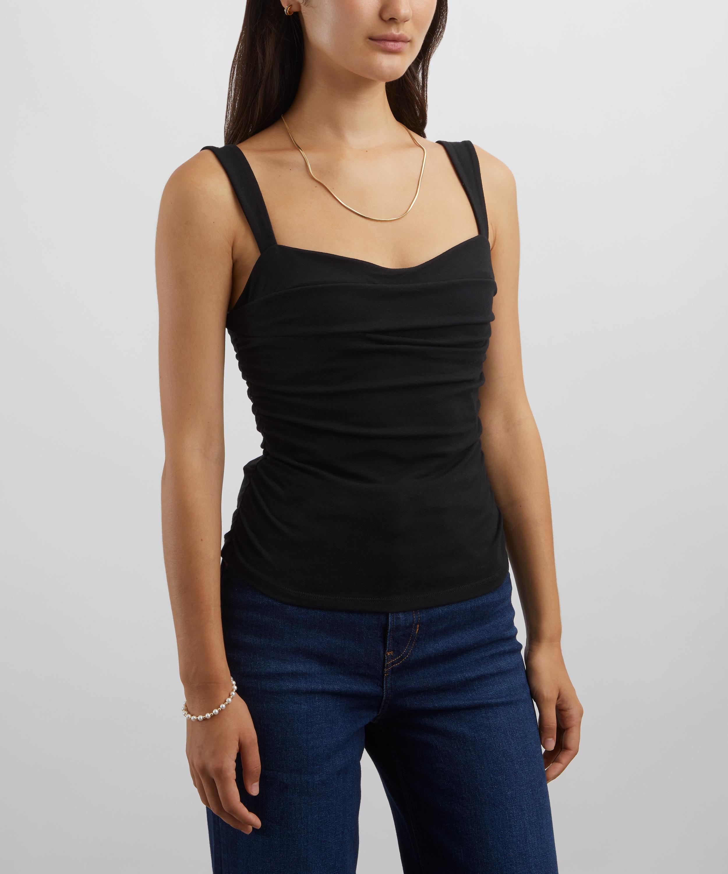 Reformation - Trish Black Knit Top image number 2