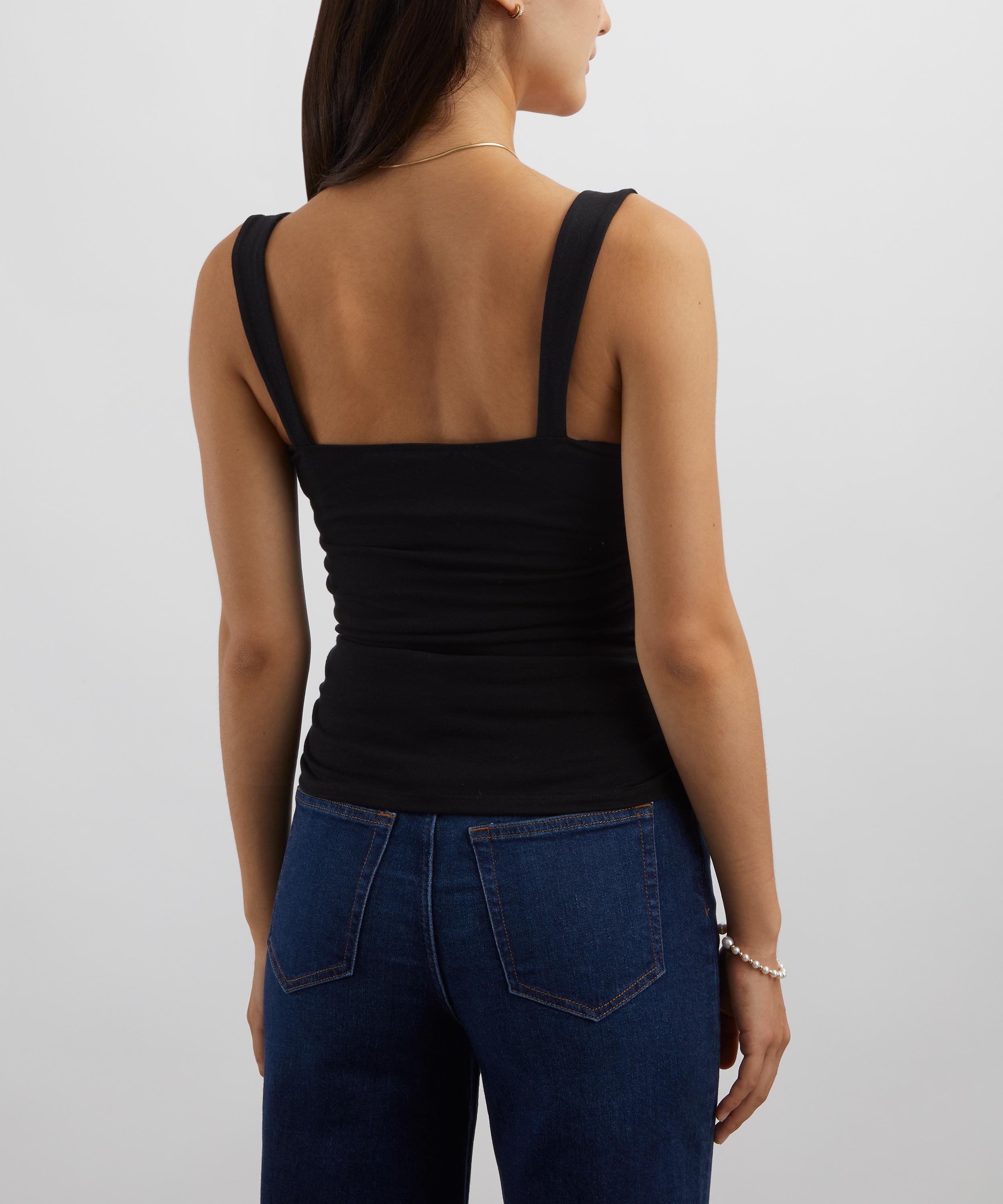 Reformation - Trish Black Knit Top image number 3