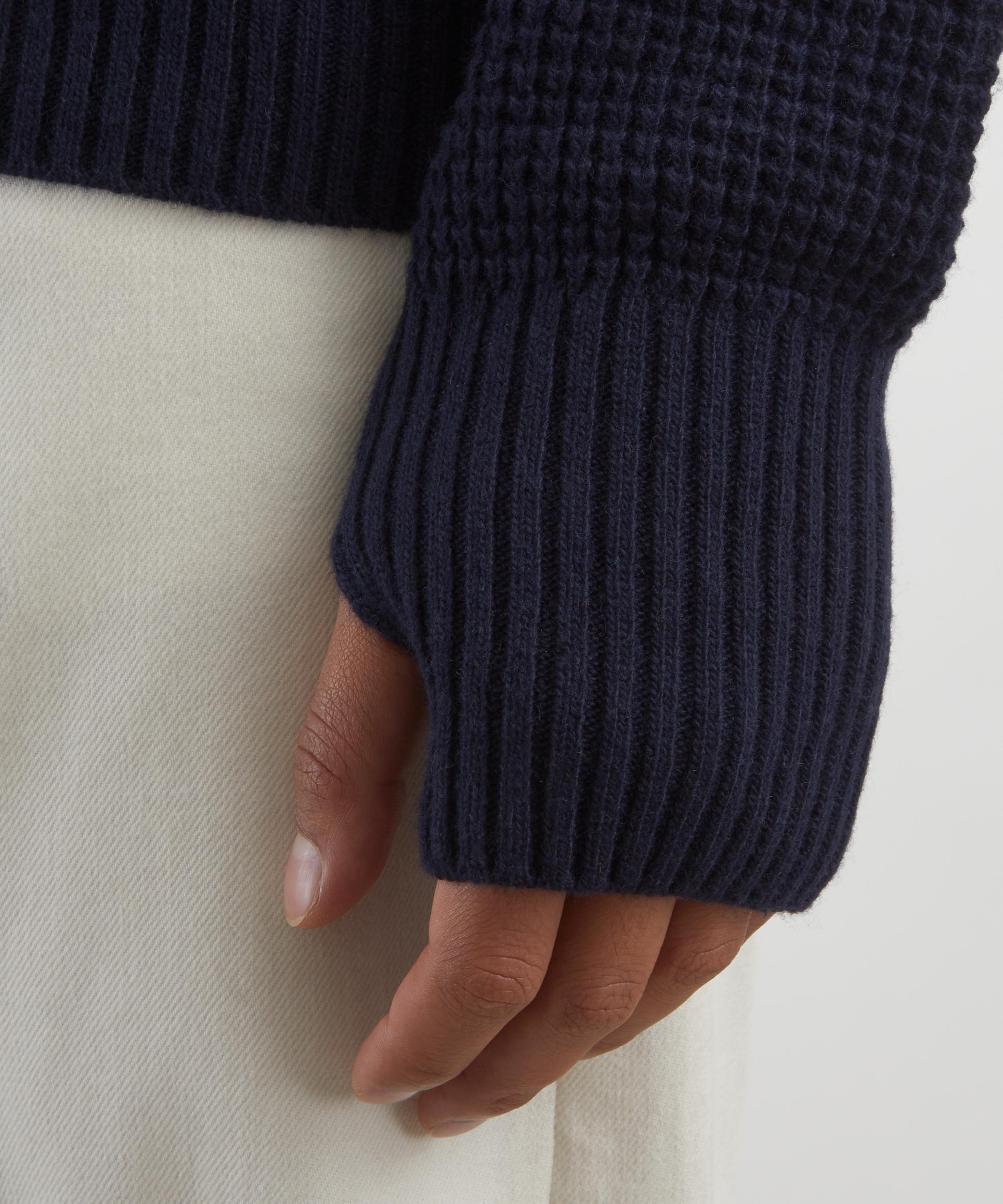 Folk - Waffle Crew Neck Jumper image number 4