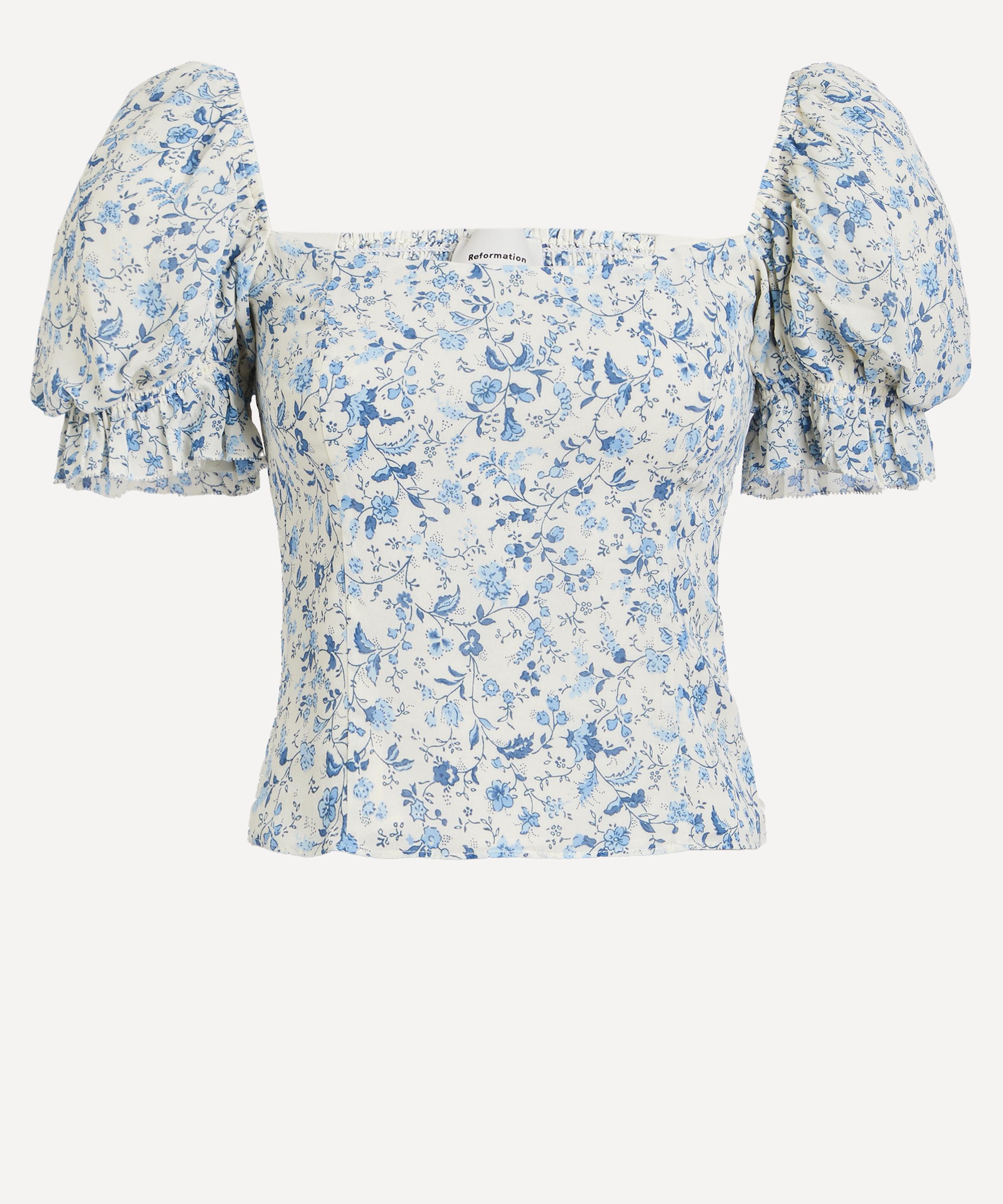 Reformation - Marin Georgette Top image number 0