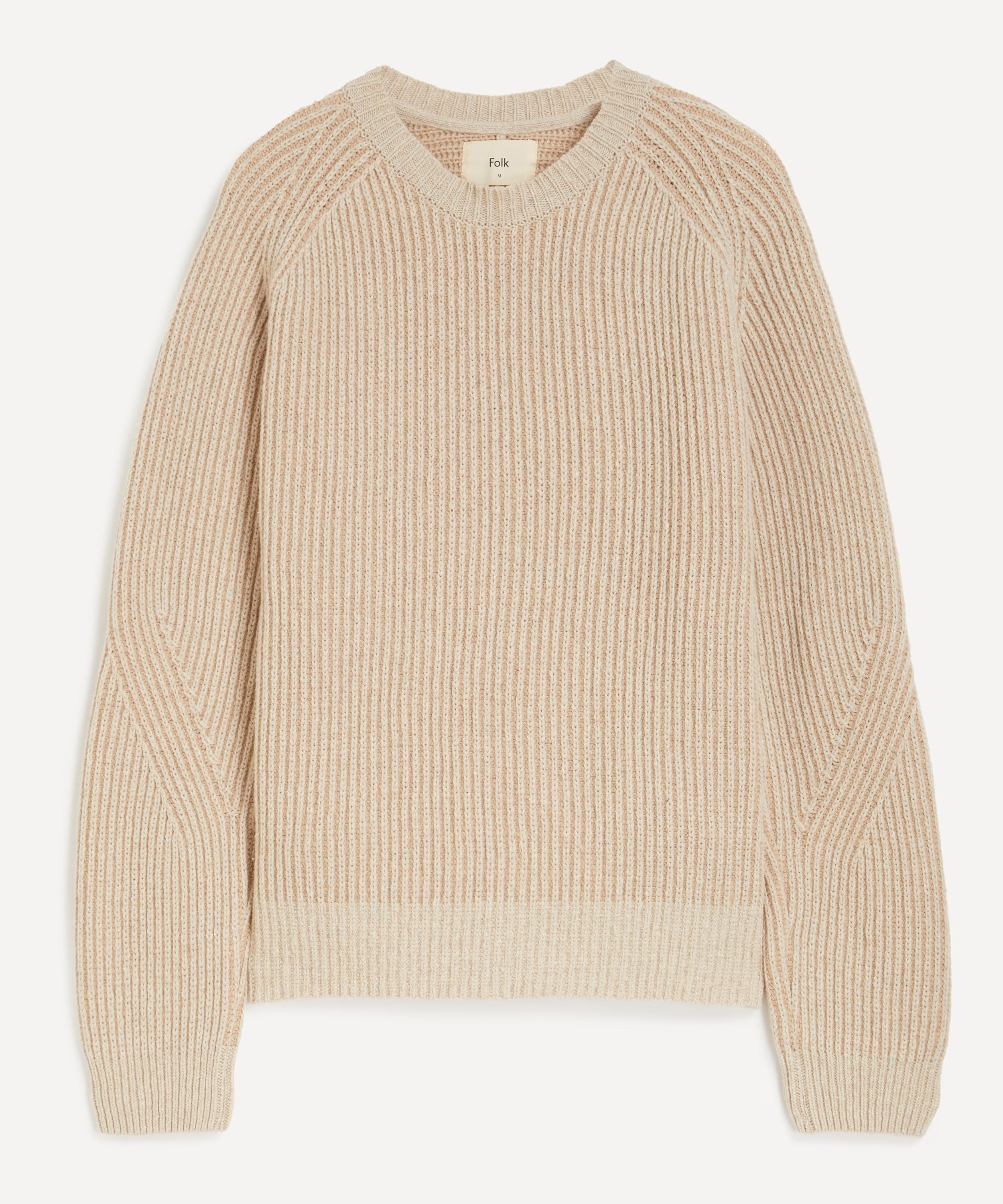 Folk - Plated Rib Crew Neck Jumper