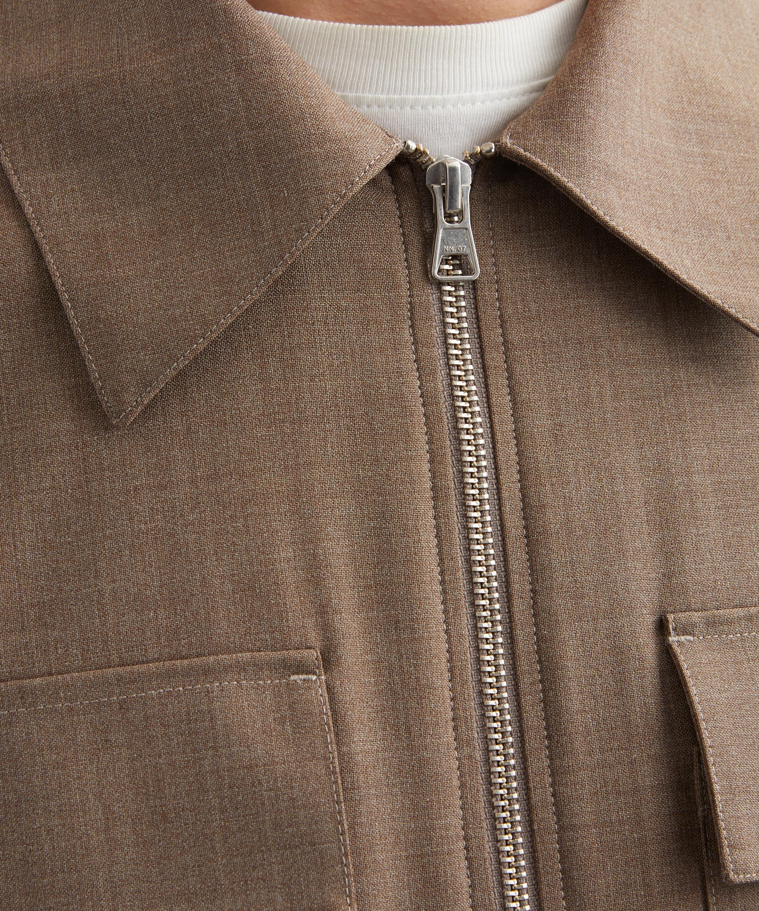 NN07 - Alban Two-Way Zipper Hybrid Jacket image number 4