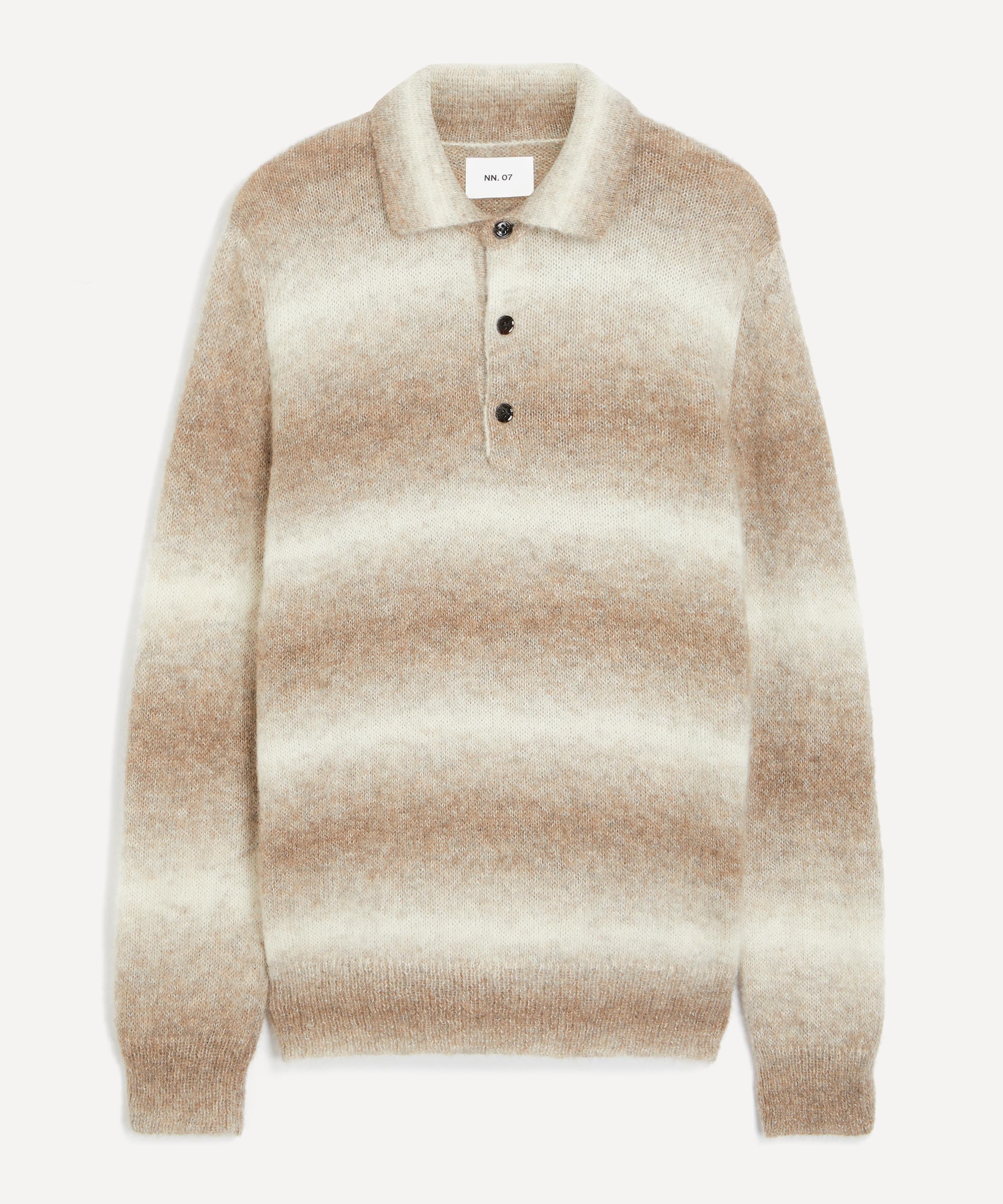 NN07 - Alfie Alpaca-Blend Polo Jumper image number 0