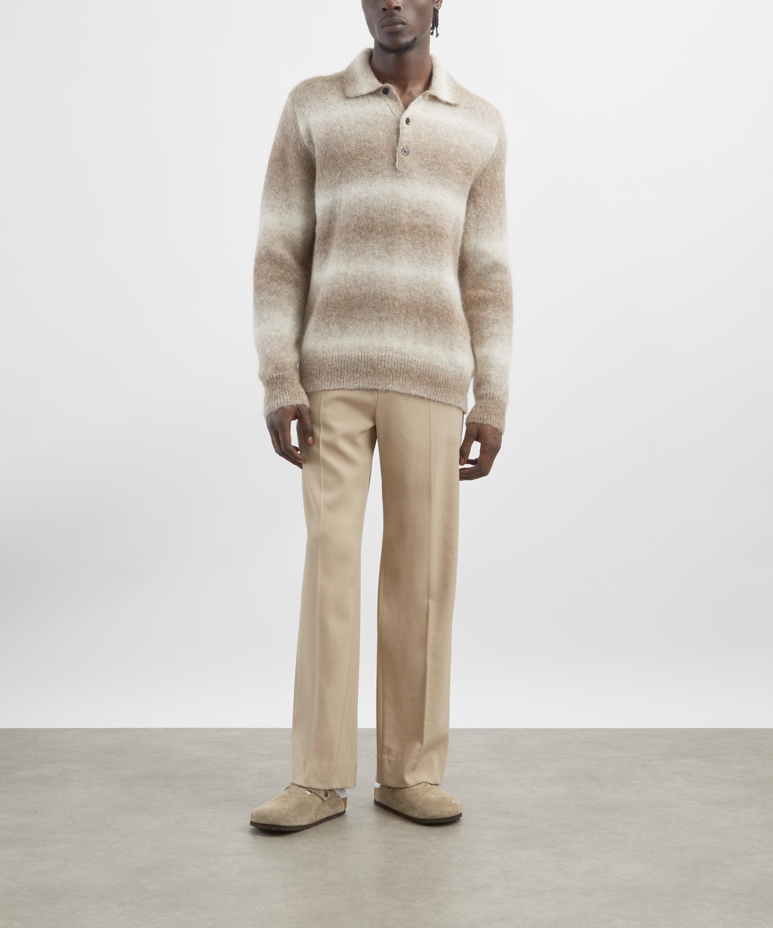 NN07 - Alfie Alpaca-Blend Polo Jumper image number 1
