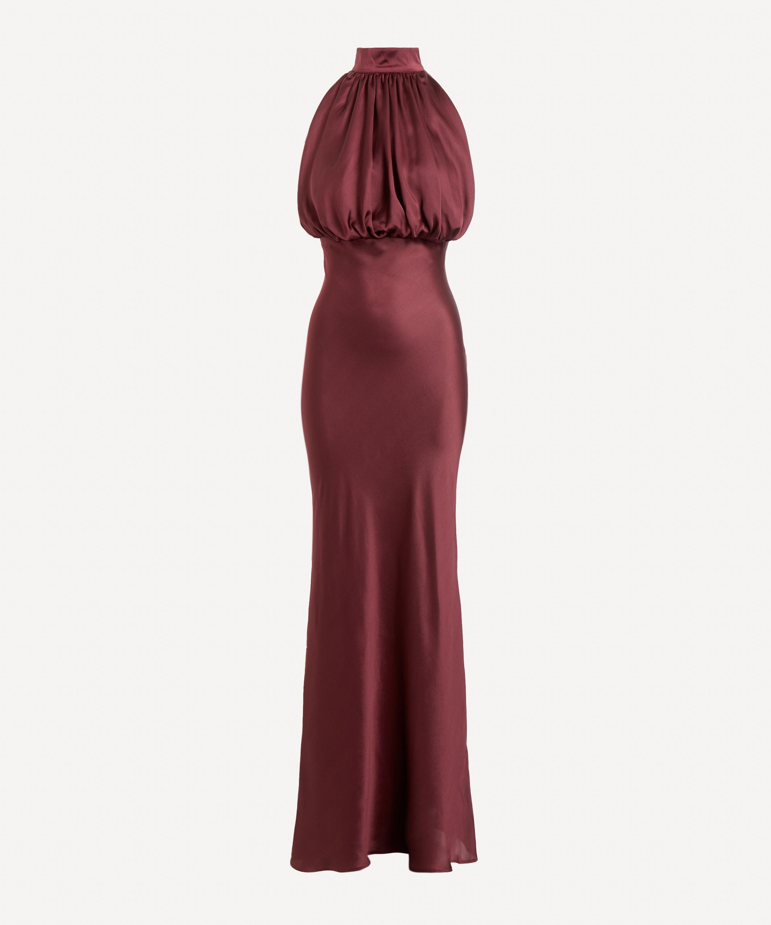 ROTATE Birger Christensen - Sleeveless Silk Dress image number 0