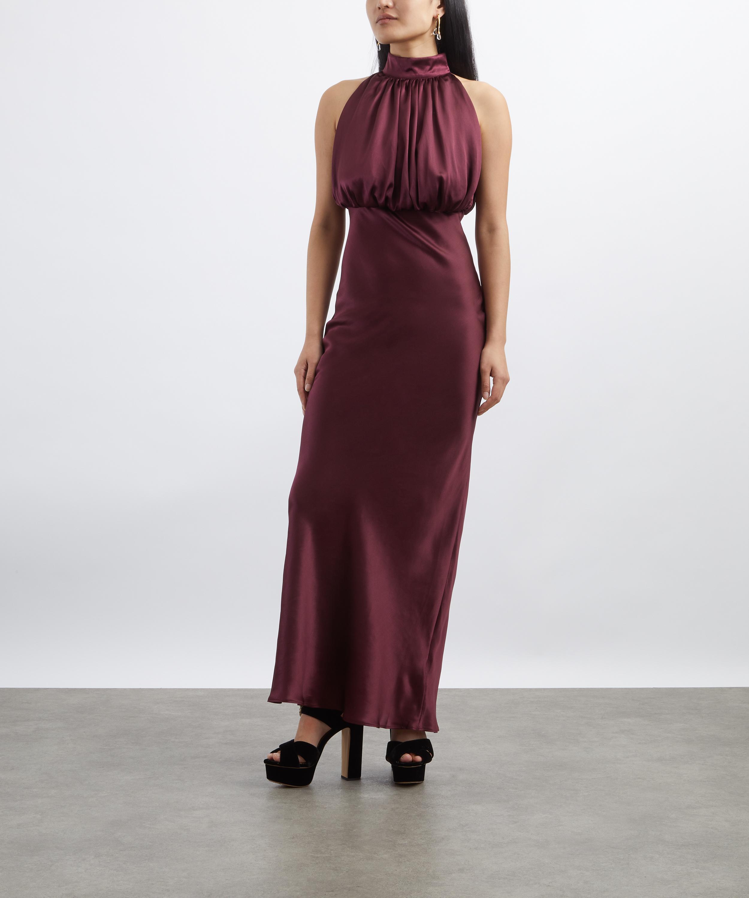 ROTATE Birger Christensen - Sleeveless Silk Dress image number 1