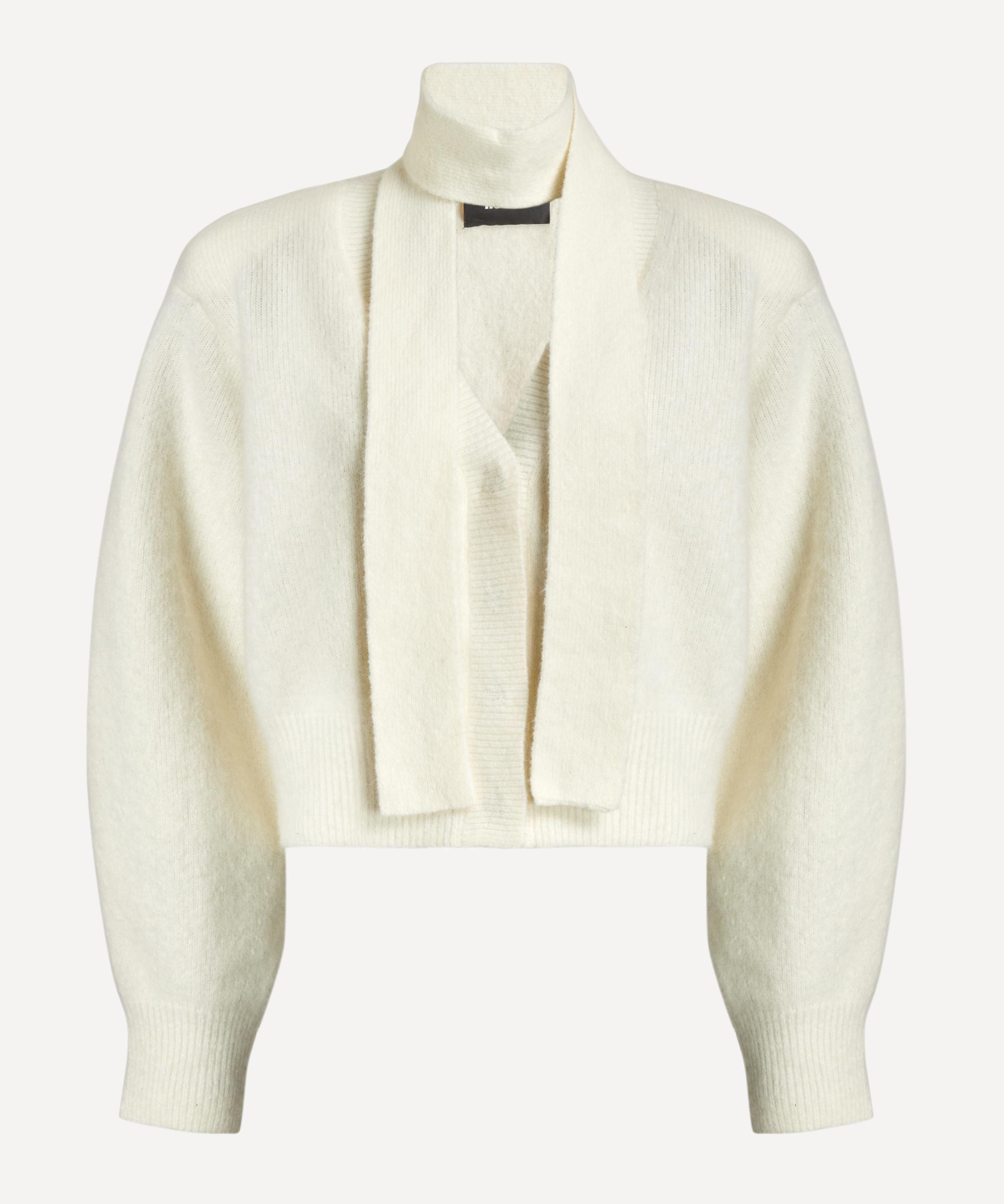 ROTATE Birger Christensen - Knit Scarf Cardigan image number 0