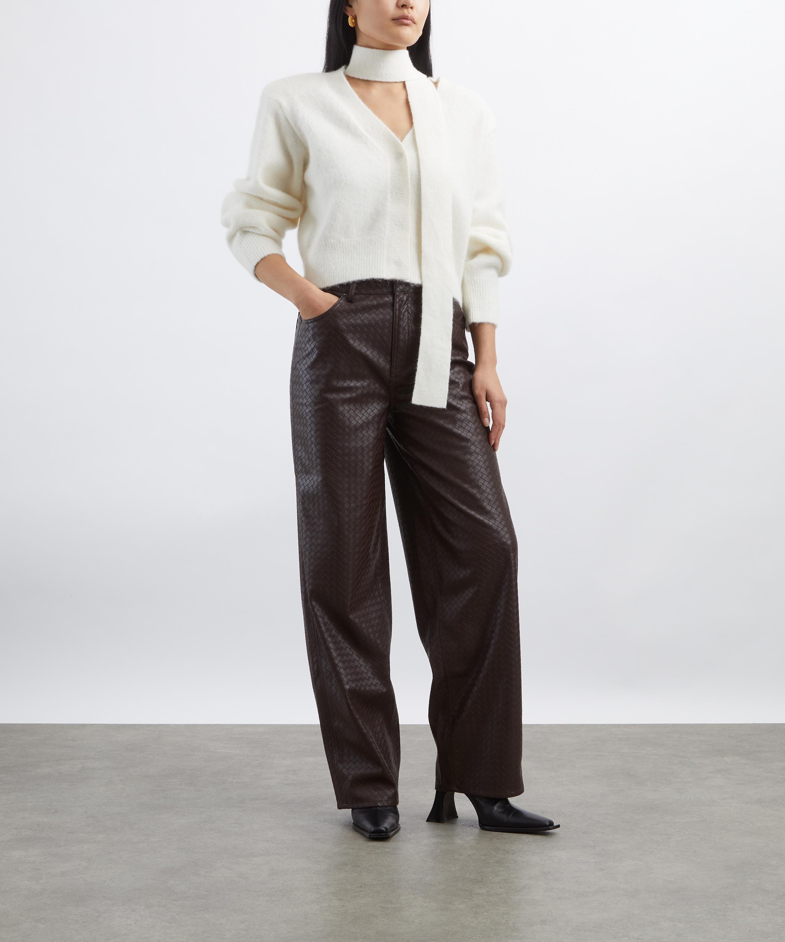 ROTATE Birger Christensen - Knit Scarf Cardigan image number 1