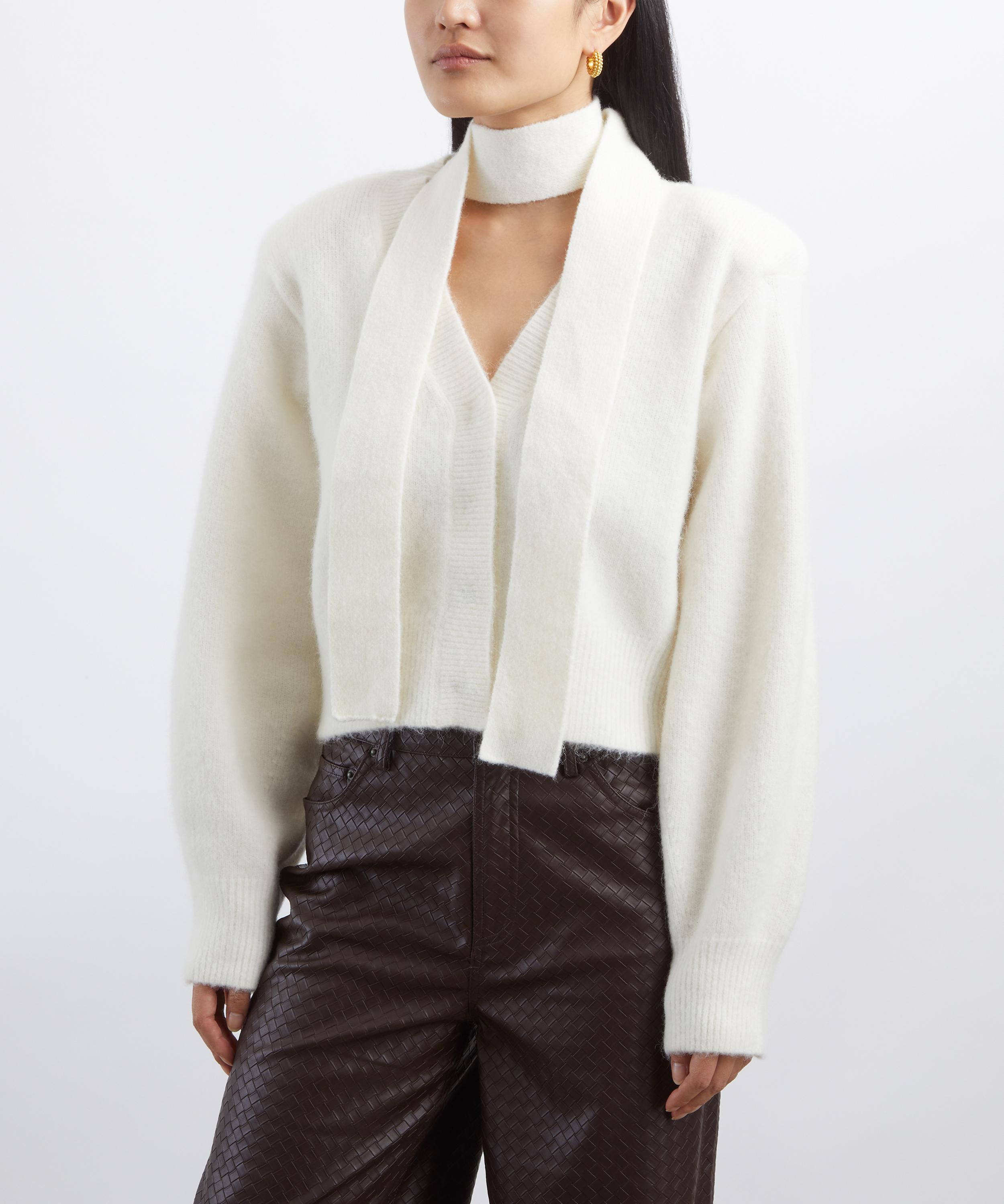 ROTATE Birger Christensen - Knit Scarf Cardigan image number 2