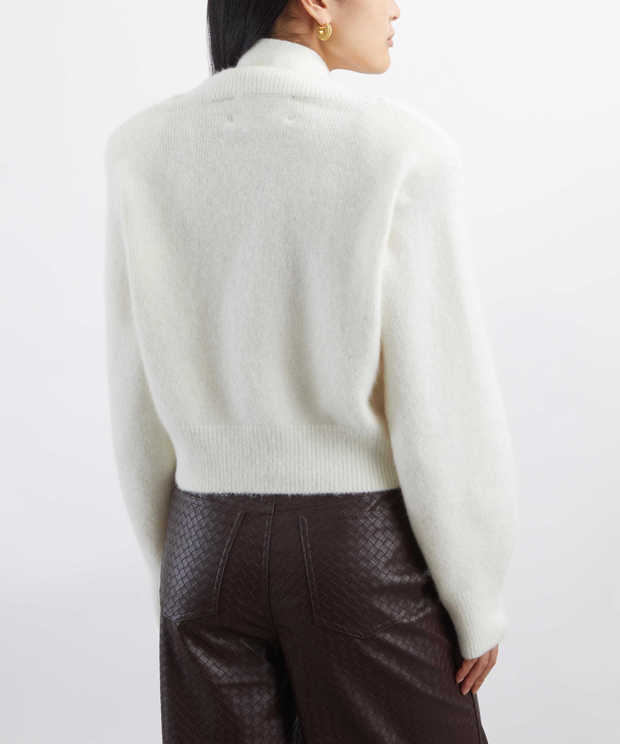 ROTATE Birger Christensen - Knit Scarf Cardigan image number 3
