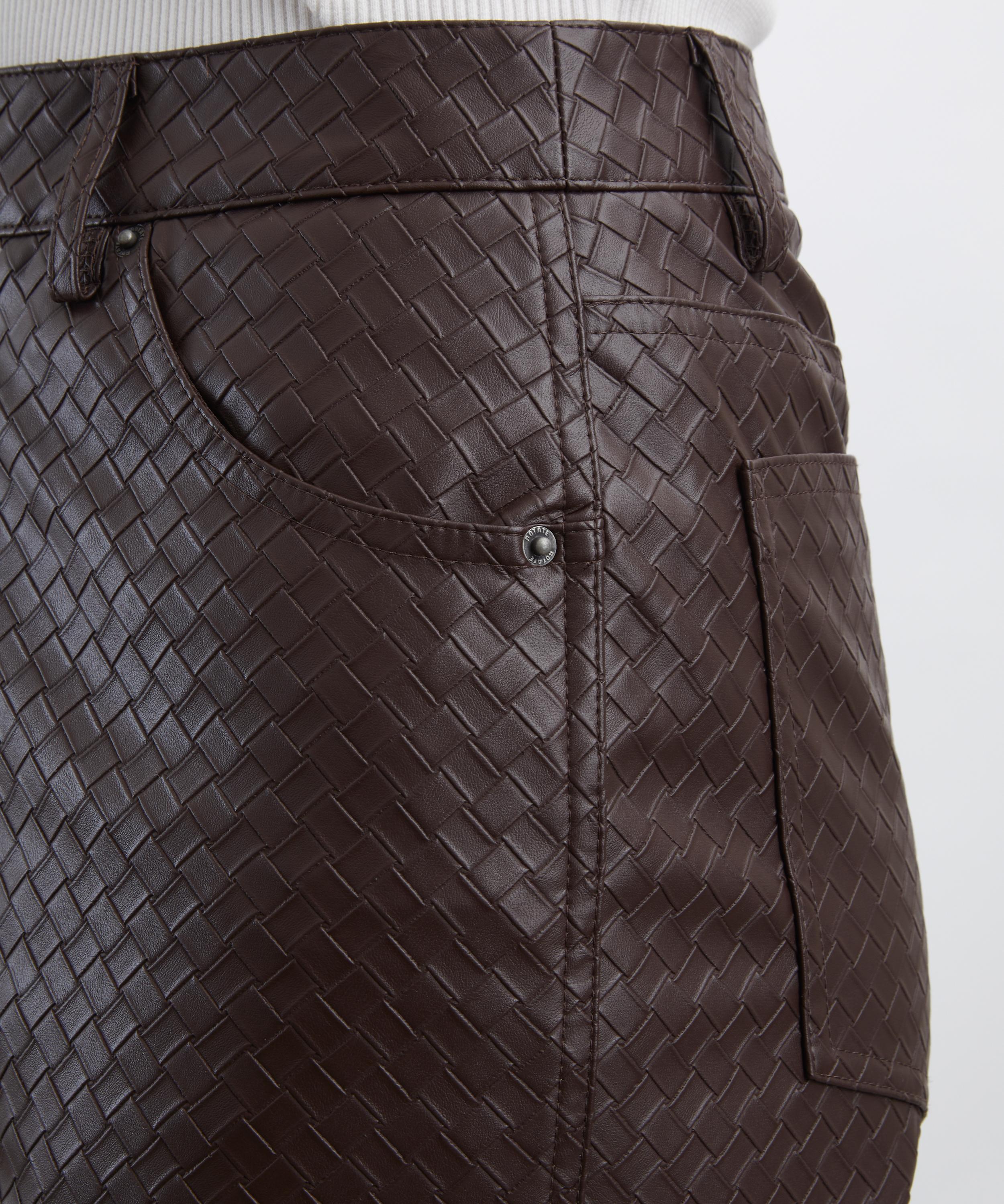 ROTATE Birger Christensen - Wide Leg 5 Pocket Trousers image number 4