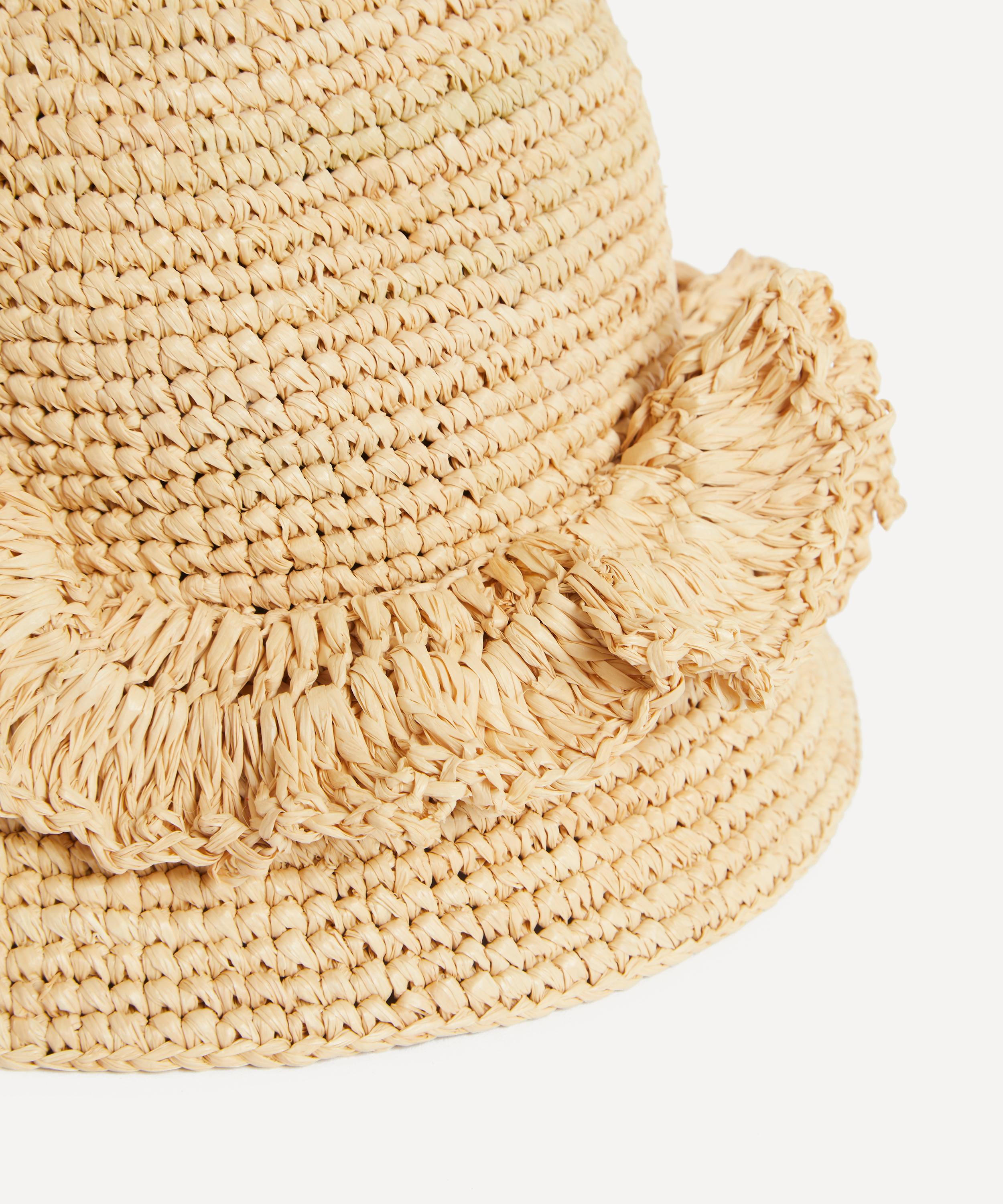 Maison N.H Paris - Monique Raffia Bucket Hat image number 2