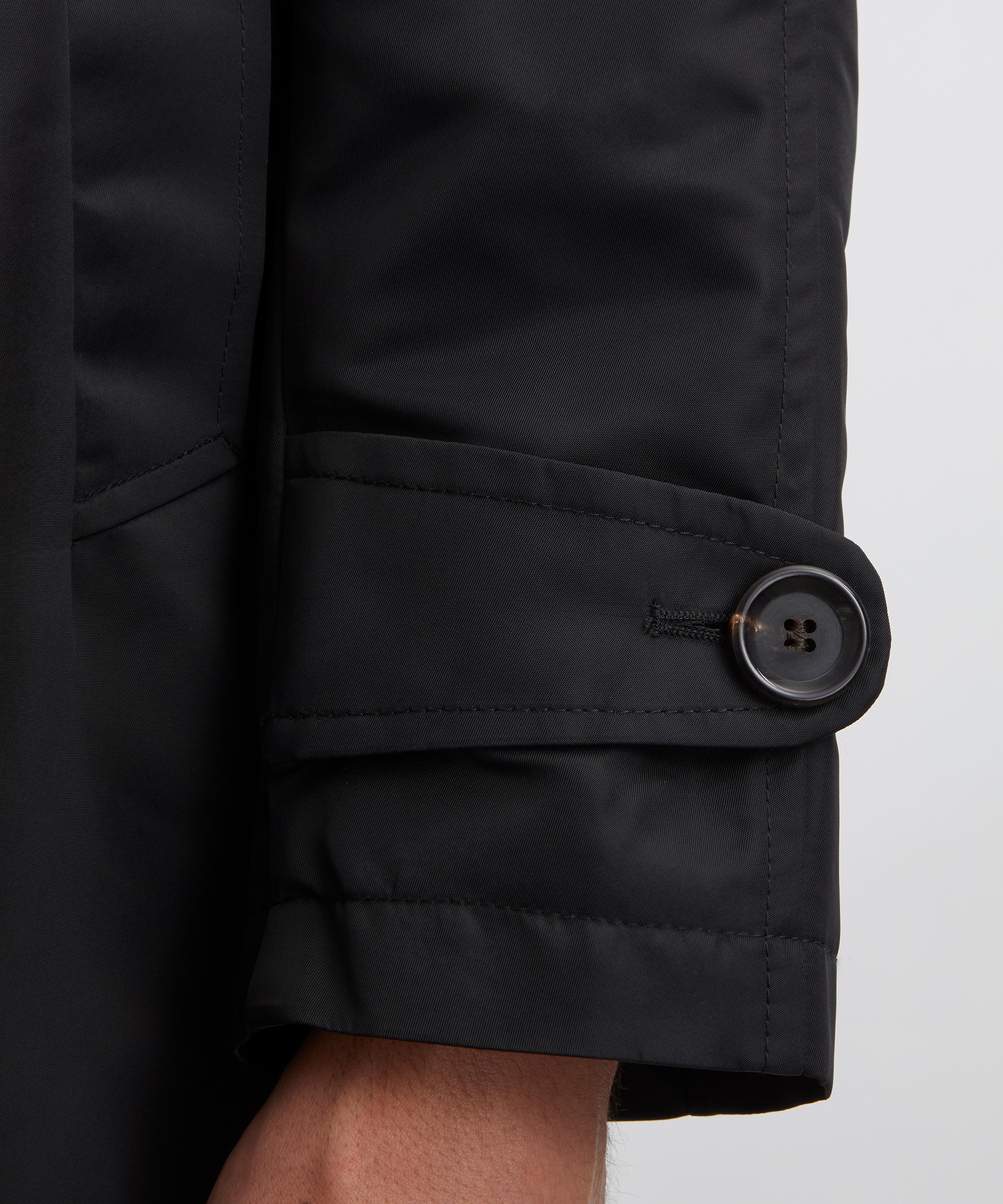 Oliver Spencer - Black Arnold Raincoat  image number 4