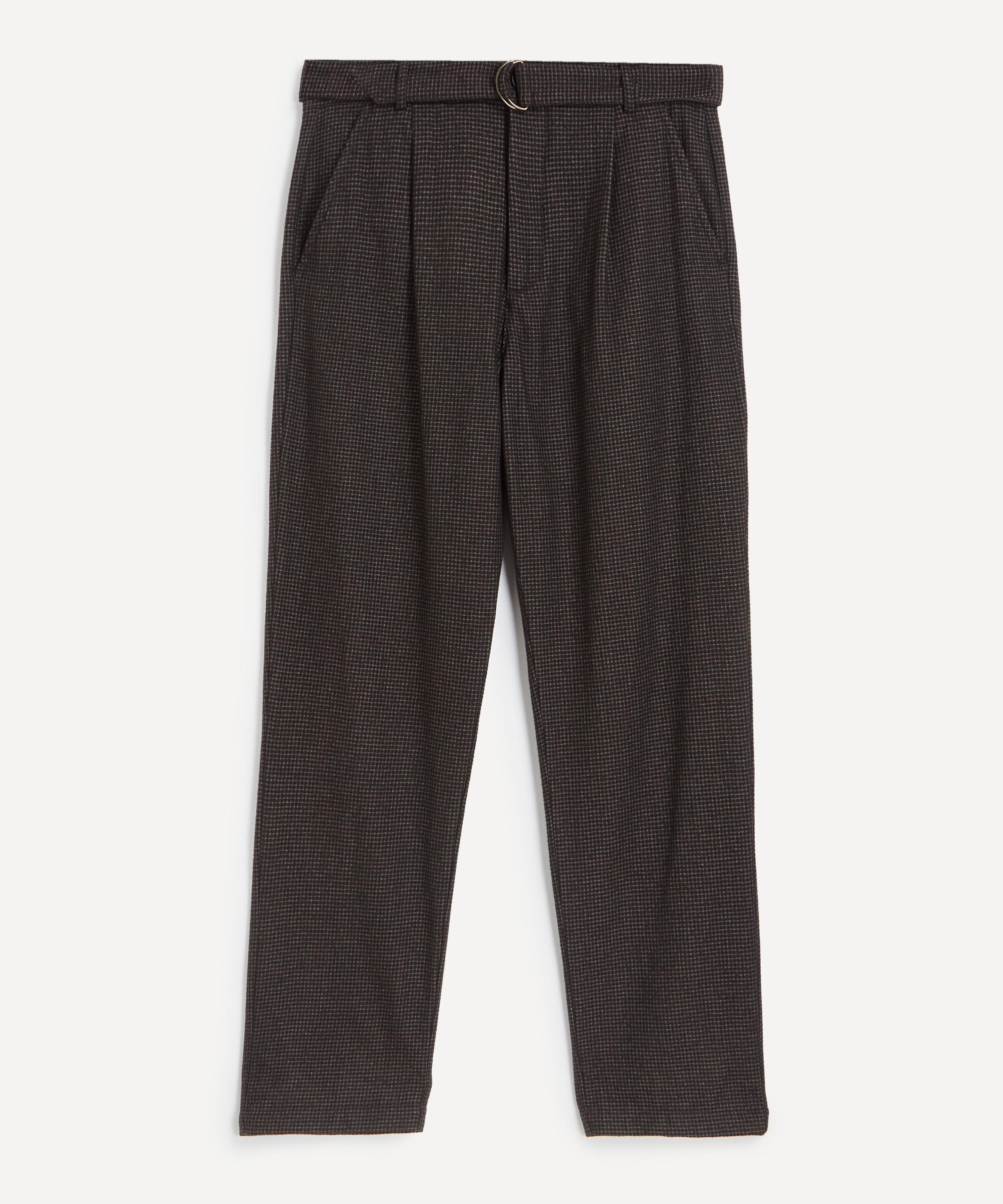 Oliver Spencer - Belted Lowery Brown Trousers image number 0