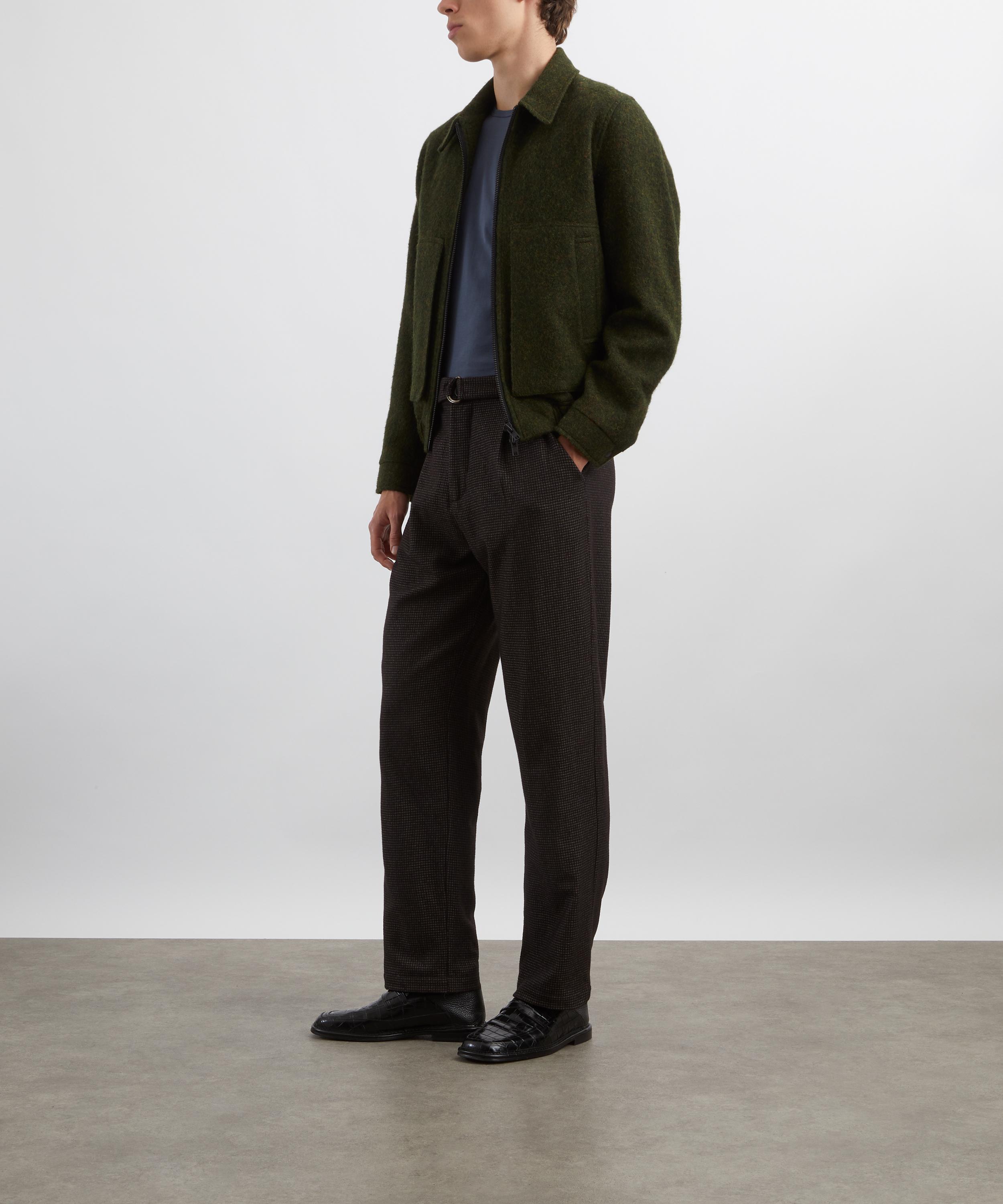 Oliver Spencer - Belted Lowery Brown Trousers image number 1
