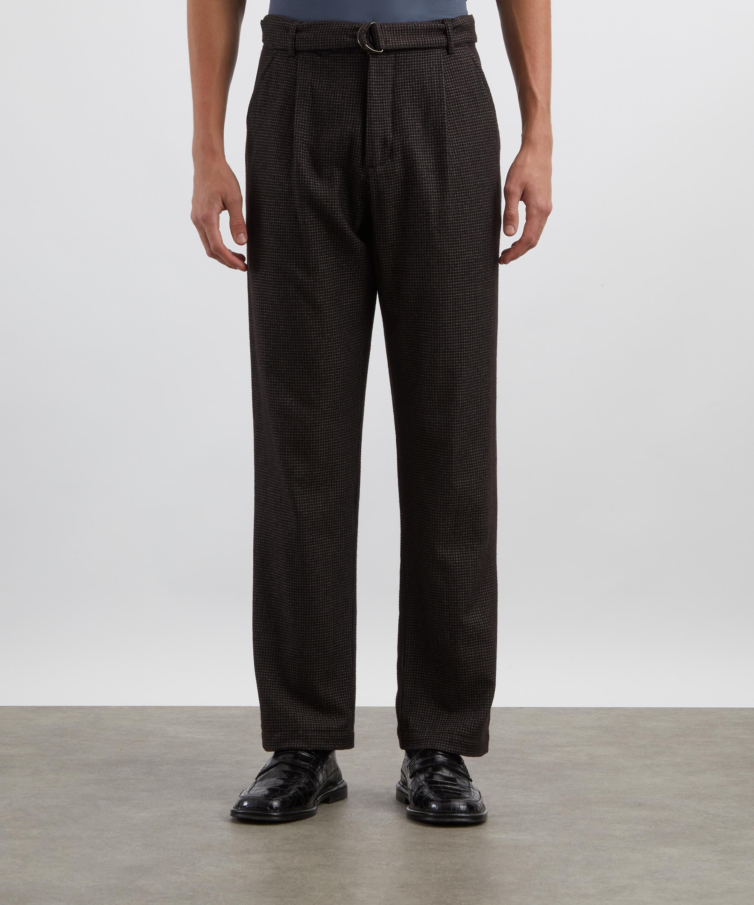 Oliver Spencer - Belted Lowery Brown Trousers image number 2