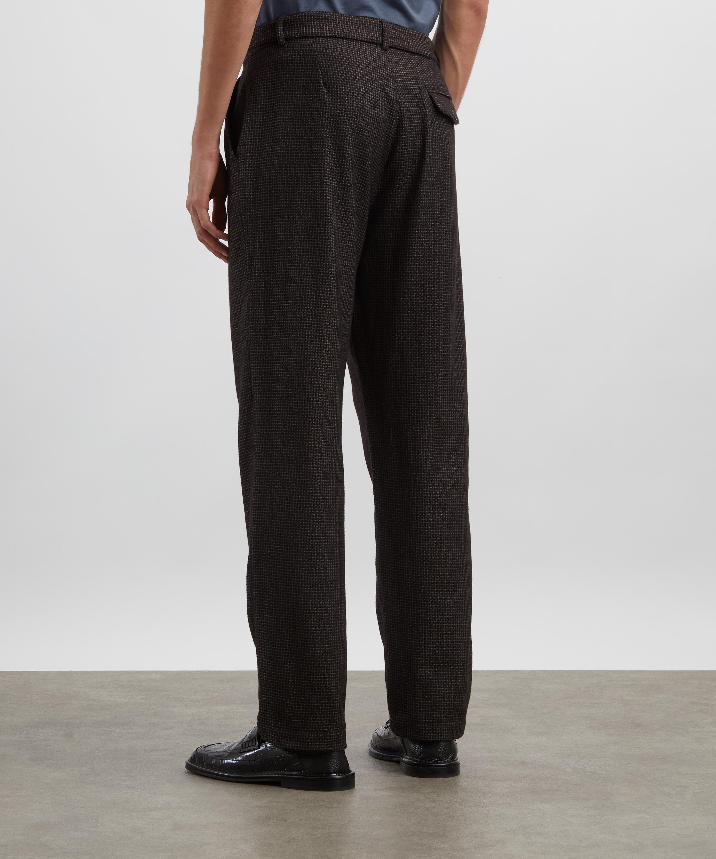 Oliver Spencer - Belted Lowery Brown Trousers image number 3