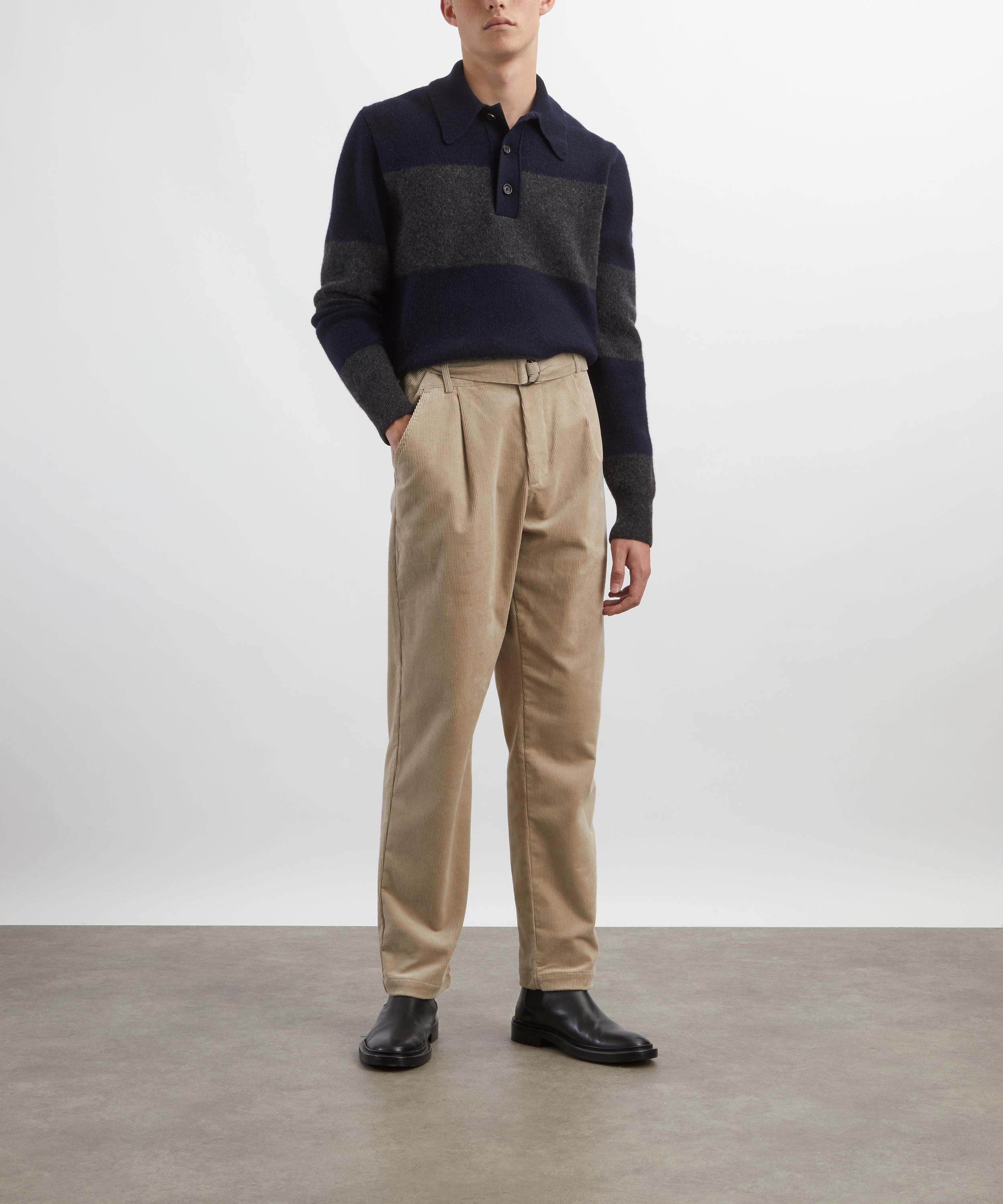 Oliver Spencer - Wren Knitted Polo Shirt image number 1