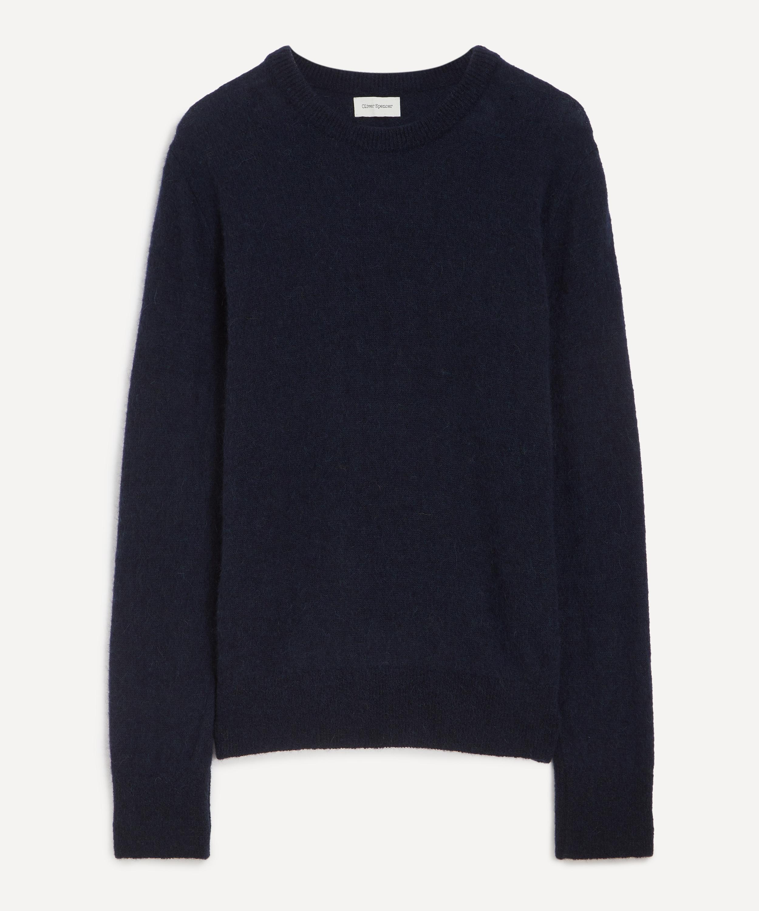 Oliver Spencer - Blenheim Navy Jumper image number 0