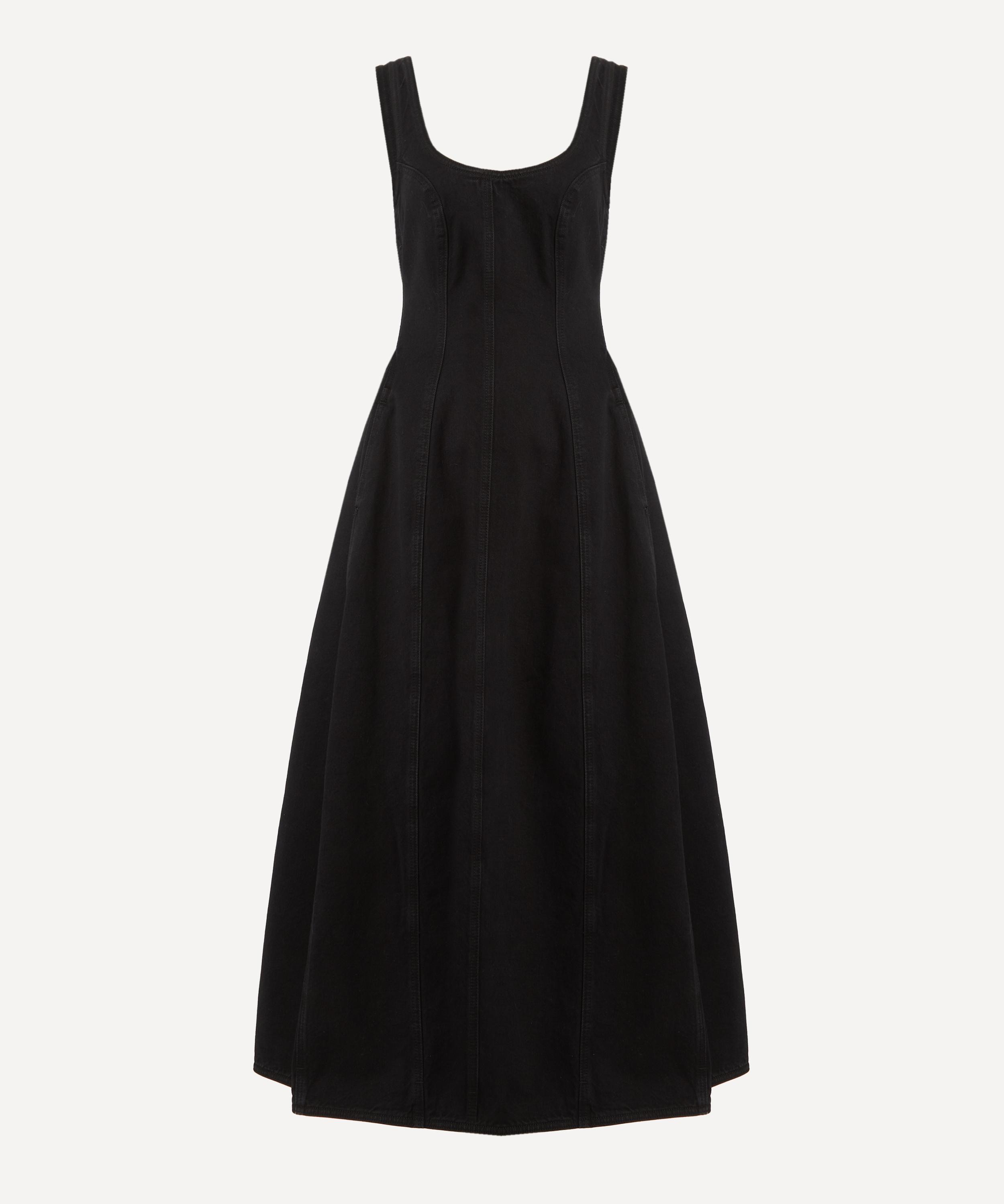 DALA - Black Cocoon Bustier Dress image number 0