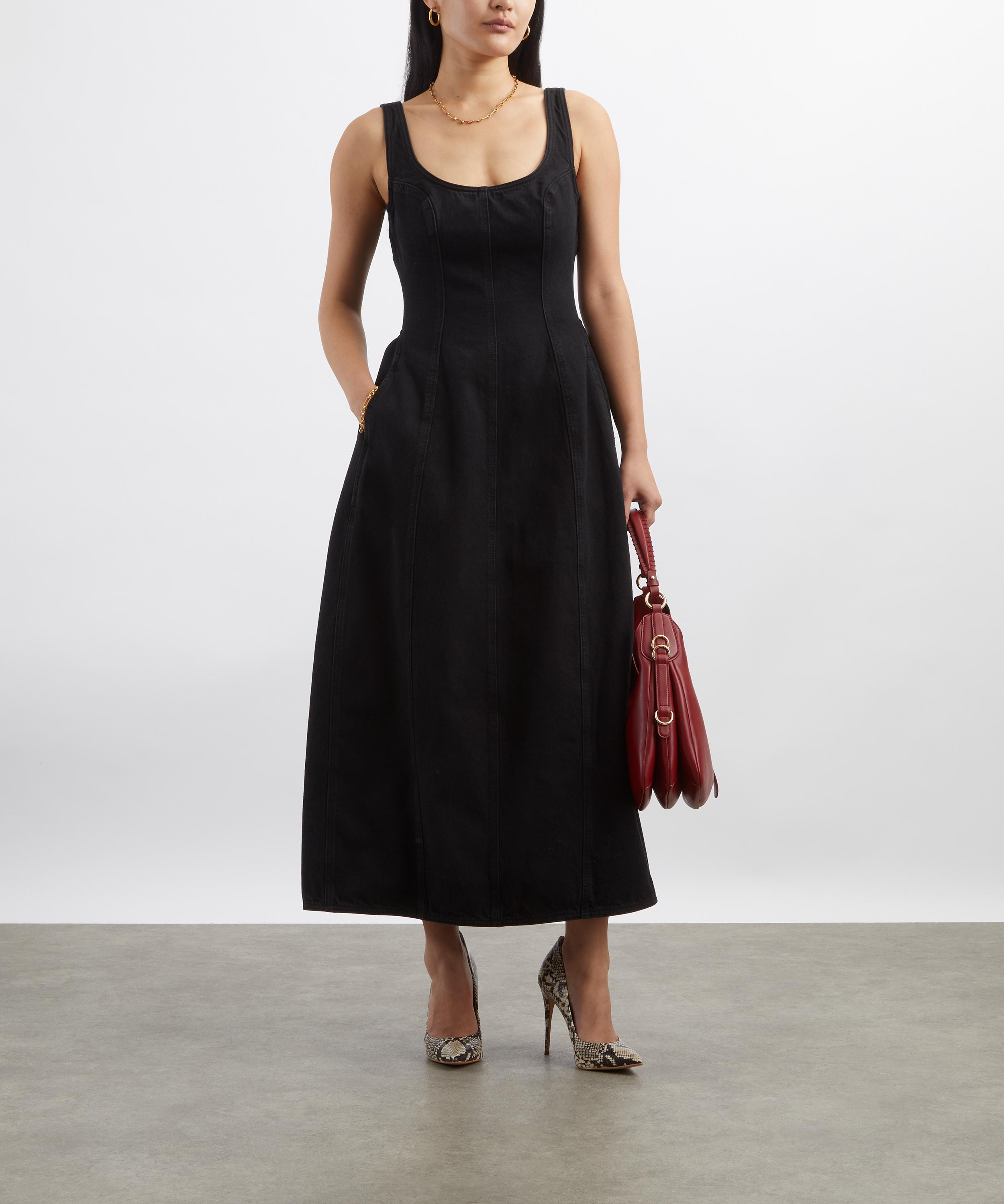 DALA - Black Cocoon Bustier Dress image number 1