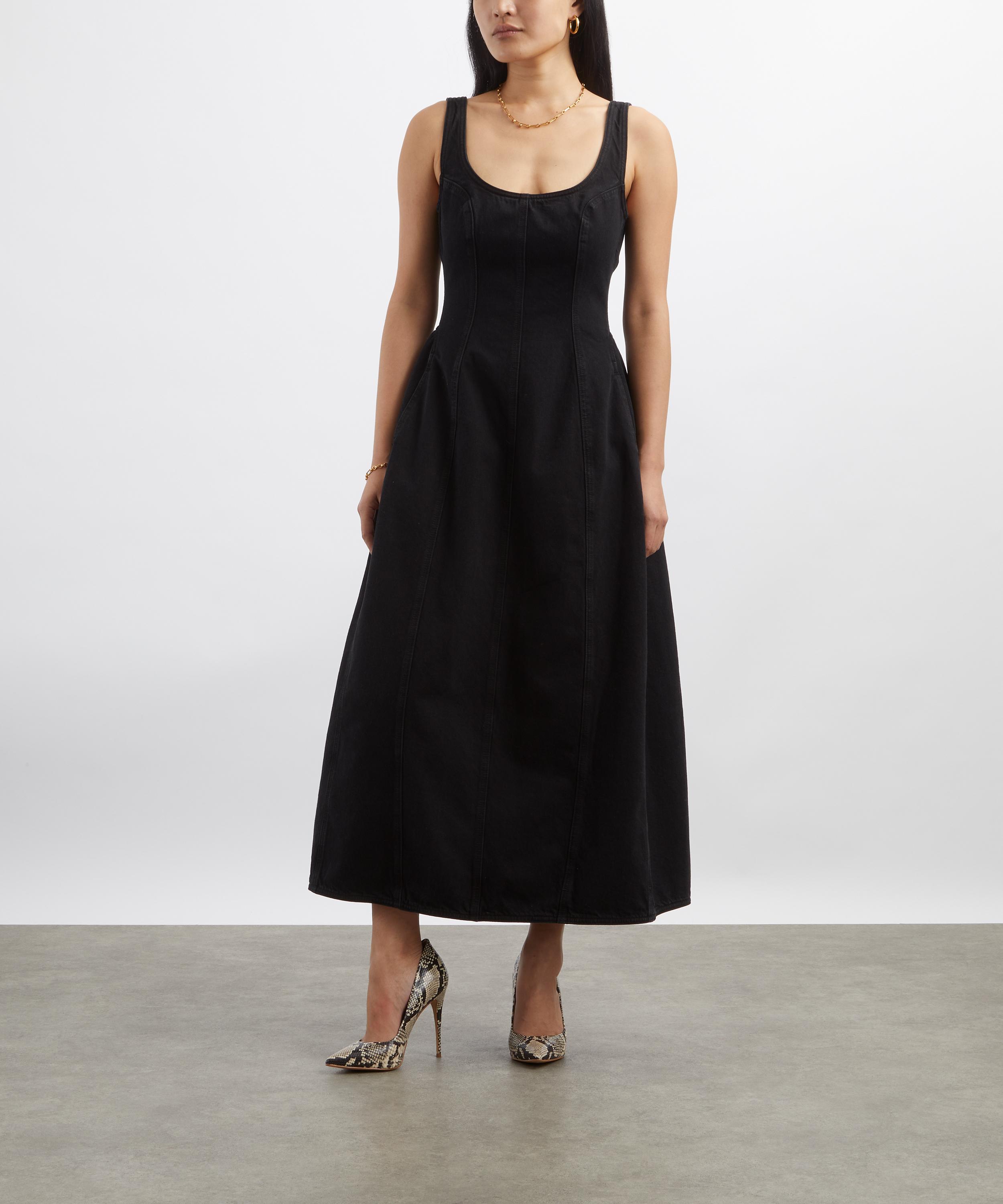 DALA - Black Cocoon Bustier Dress image number 2