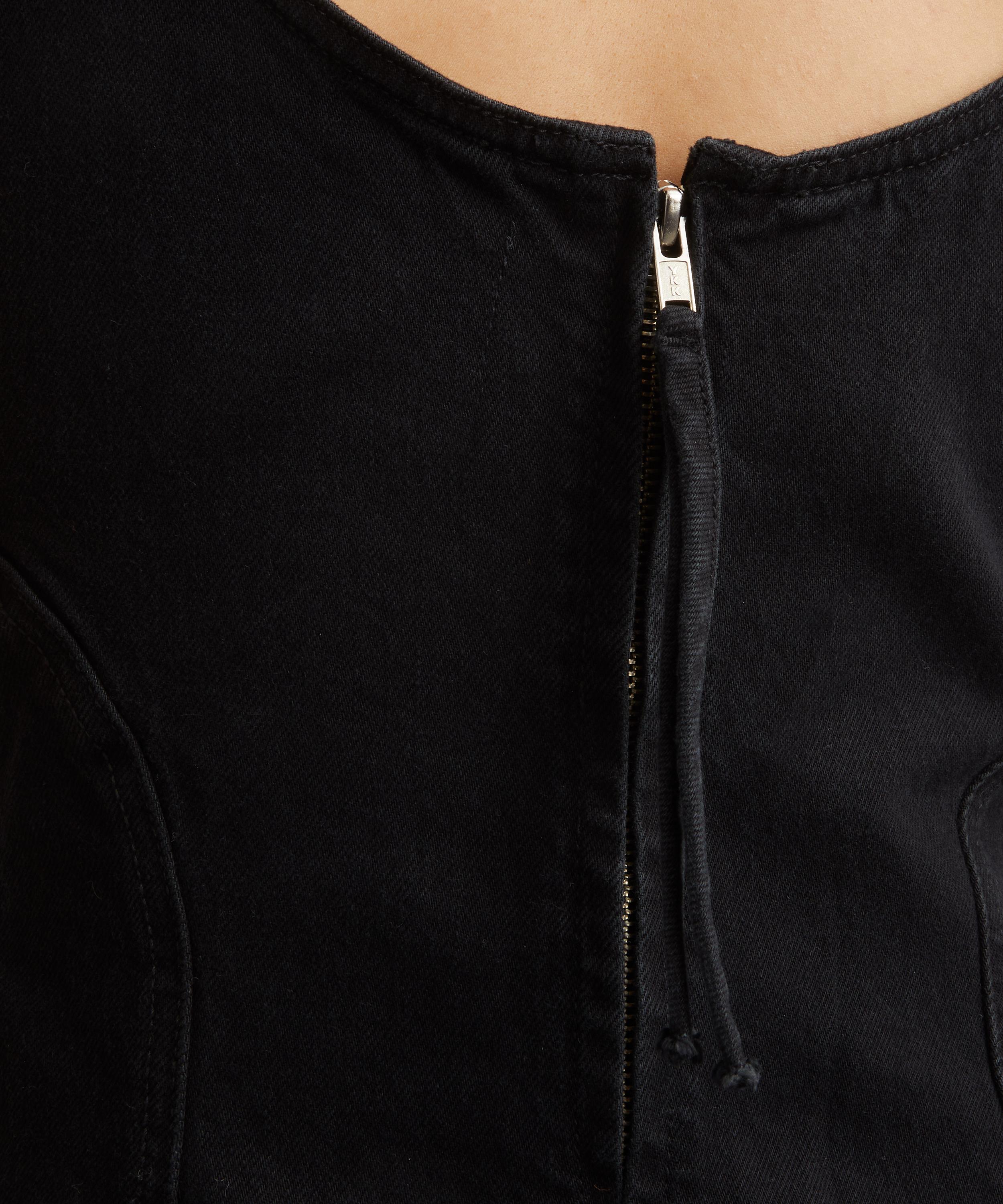 DALA - Black Cocoon Bustier Dress image number 4