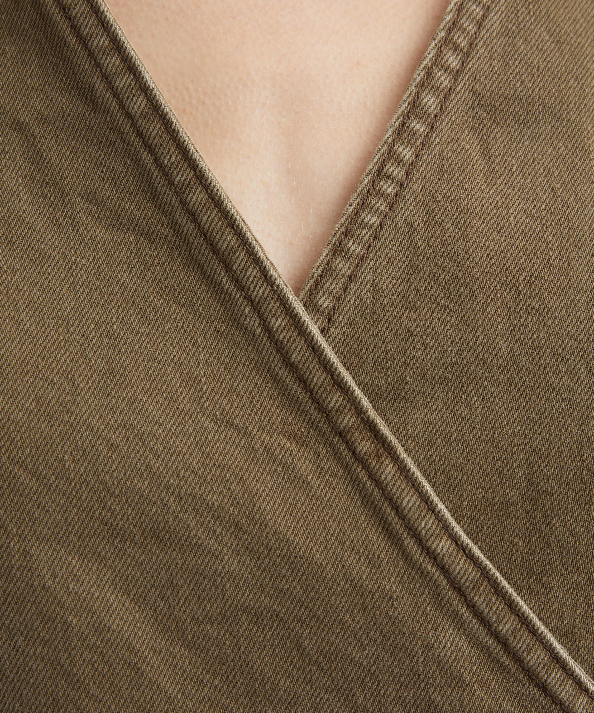 DALA - Denim Wrap Top image number 4