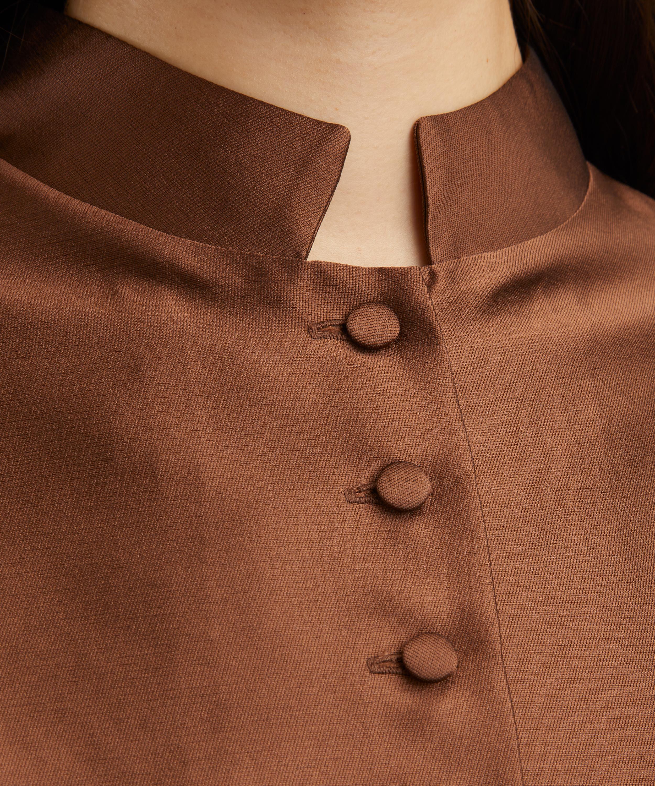Destree - Amoako Cappuccino Silk-Blend Jacket image number 4