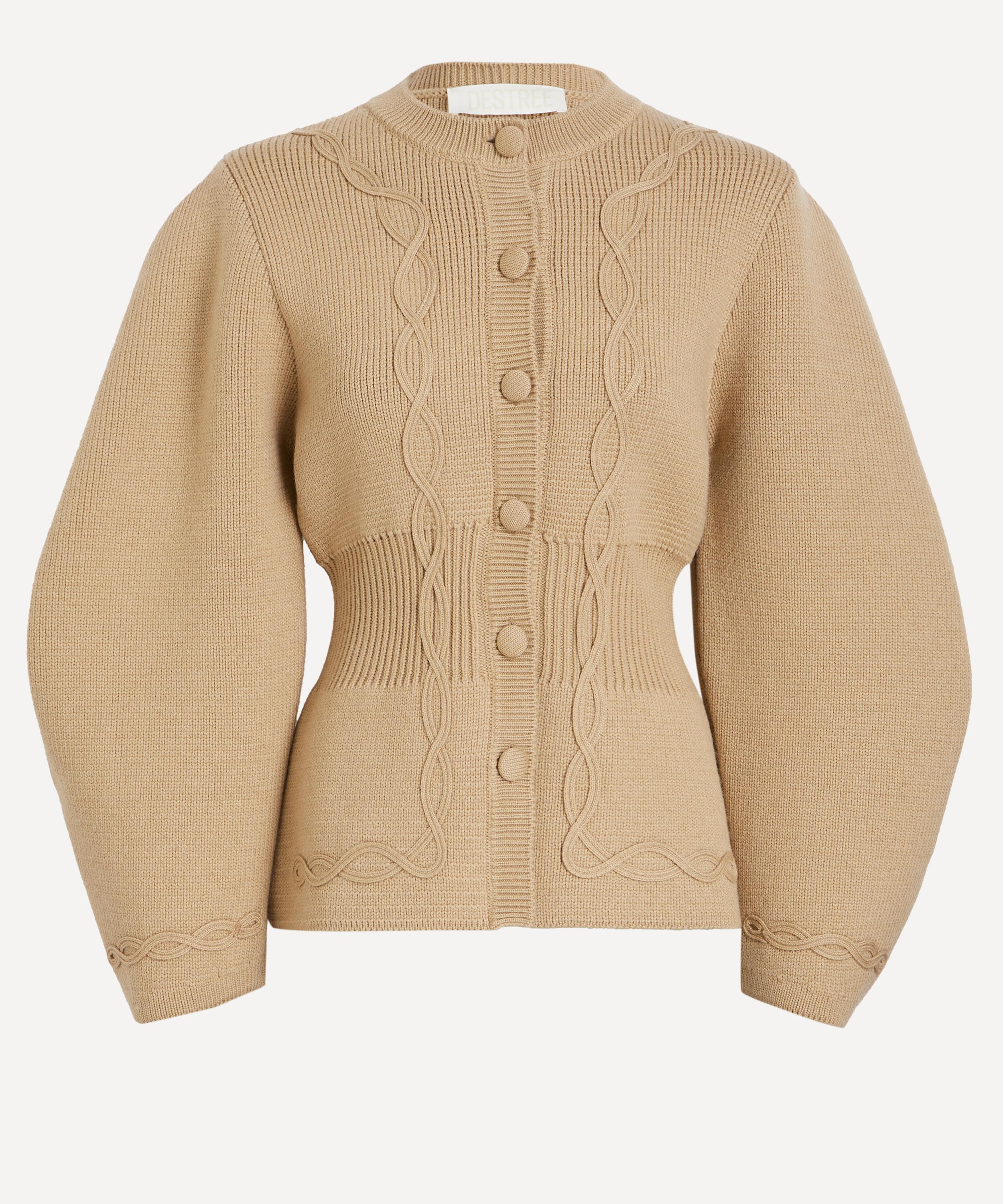 Destree - Adrian Beige Buttoned Cardigan image number 0