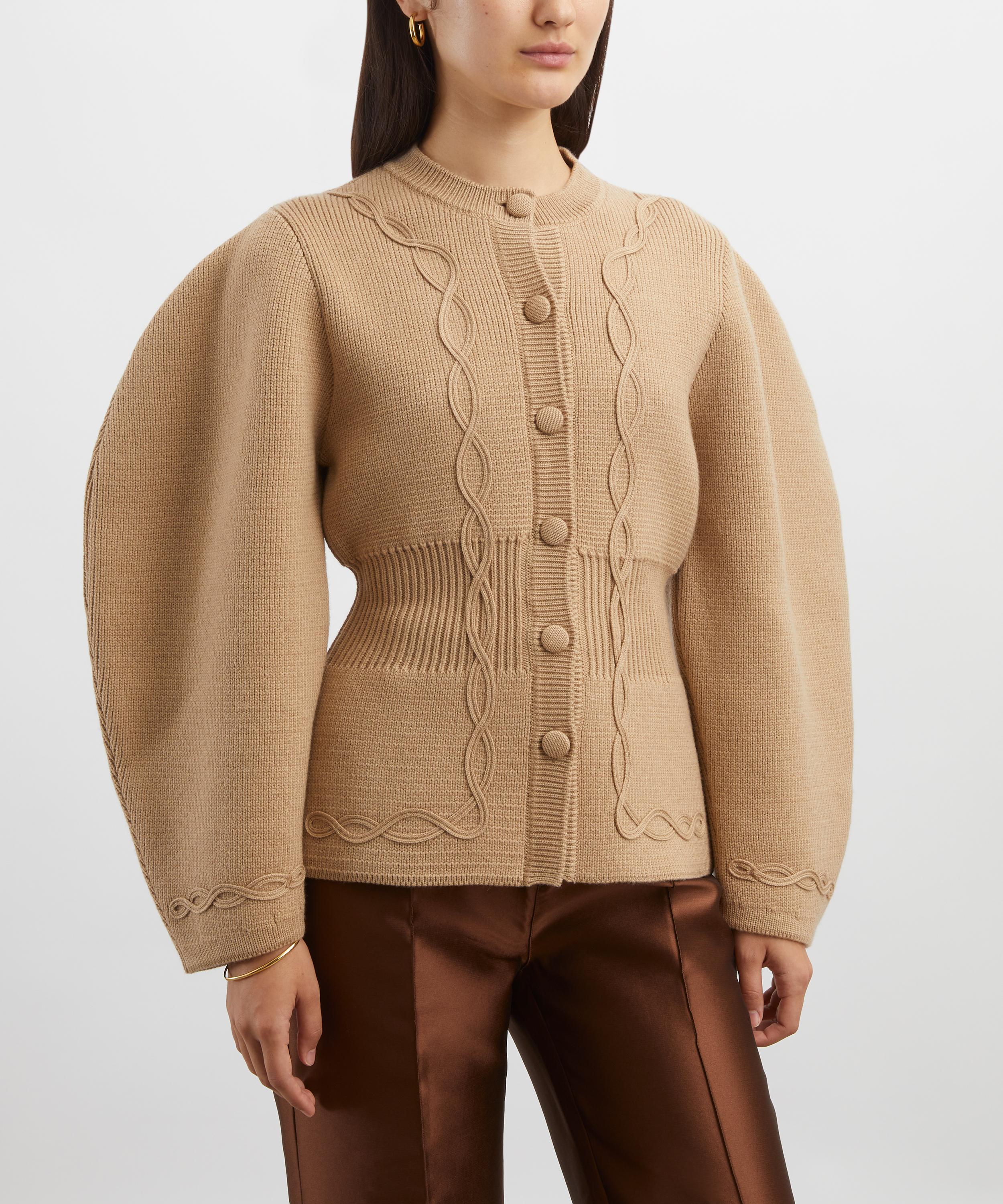 Destree - Adrian Beige Buttoned Cardigan image number 2