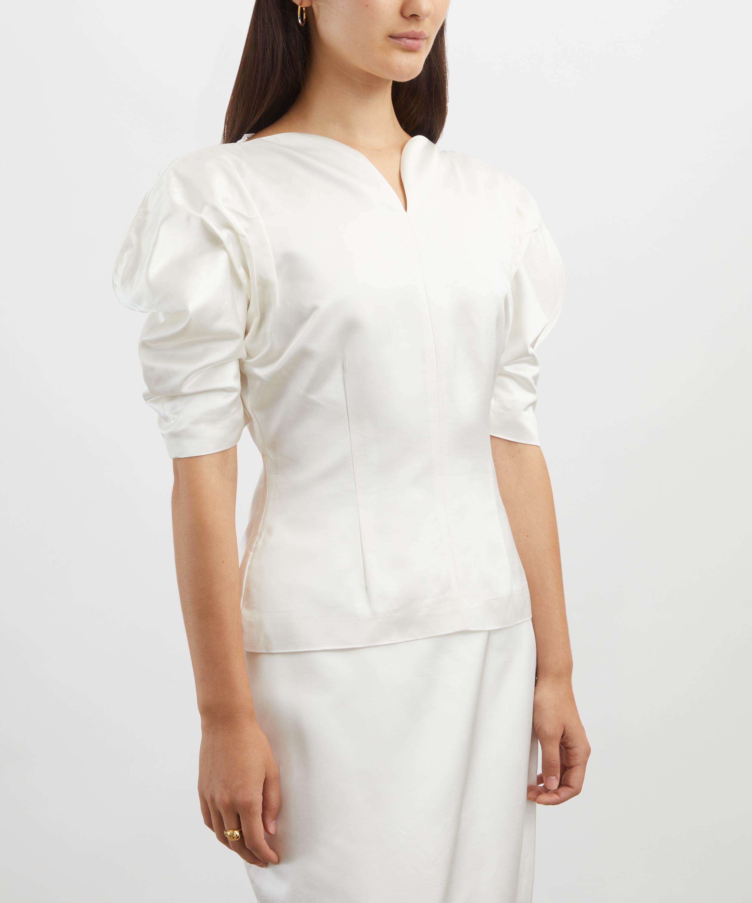 Destree - Janet Ecru Puff-Sleeve Top image number 2